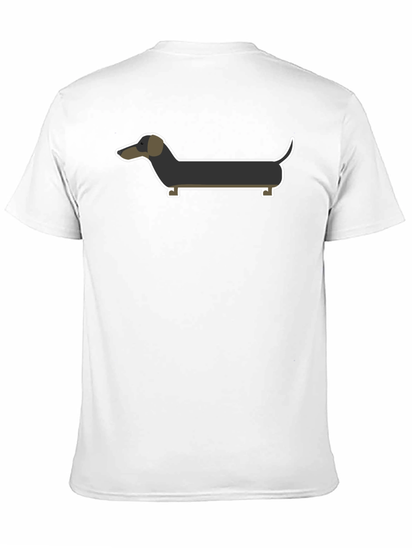Dachshund Graphic Tee - Unisex Soft Cotton Black T-Shirt