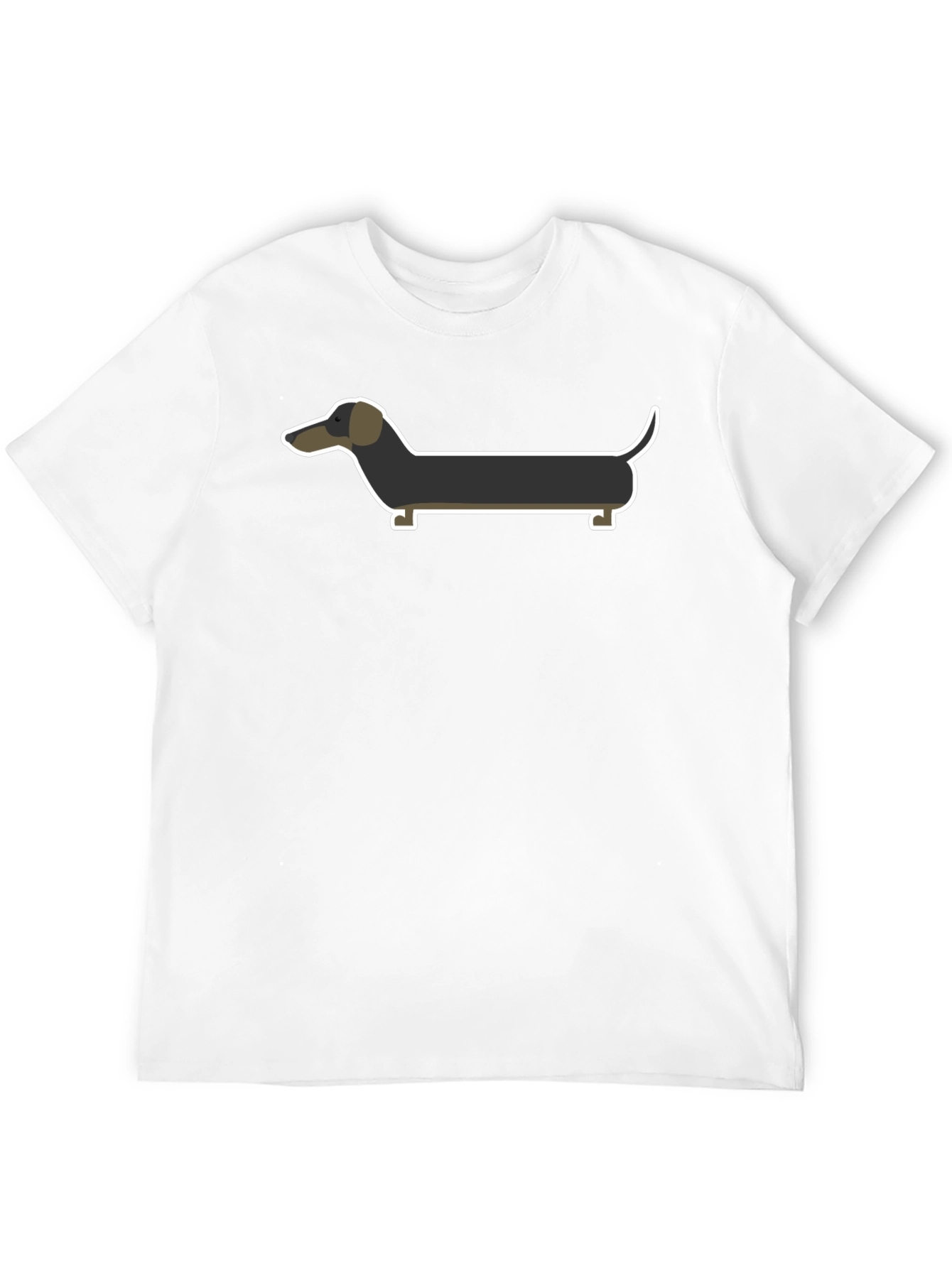 Dachshund Graphic Tee - Unisex Soft Cotton Black T-Shirt