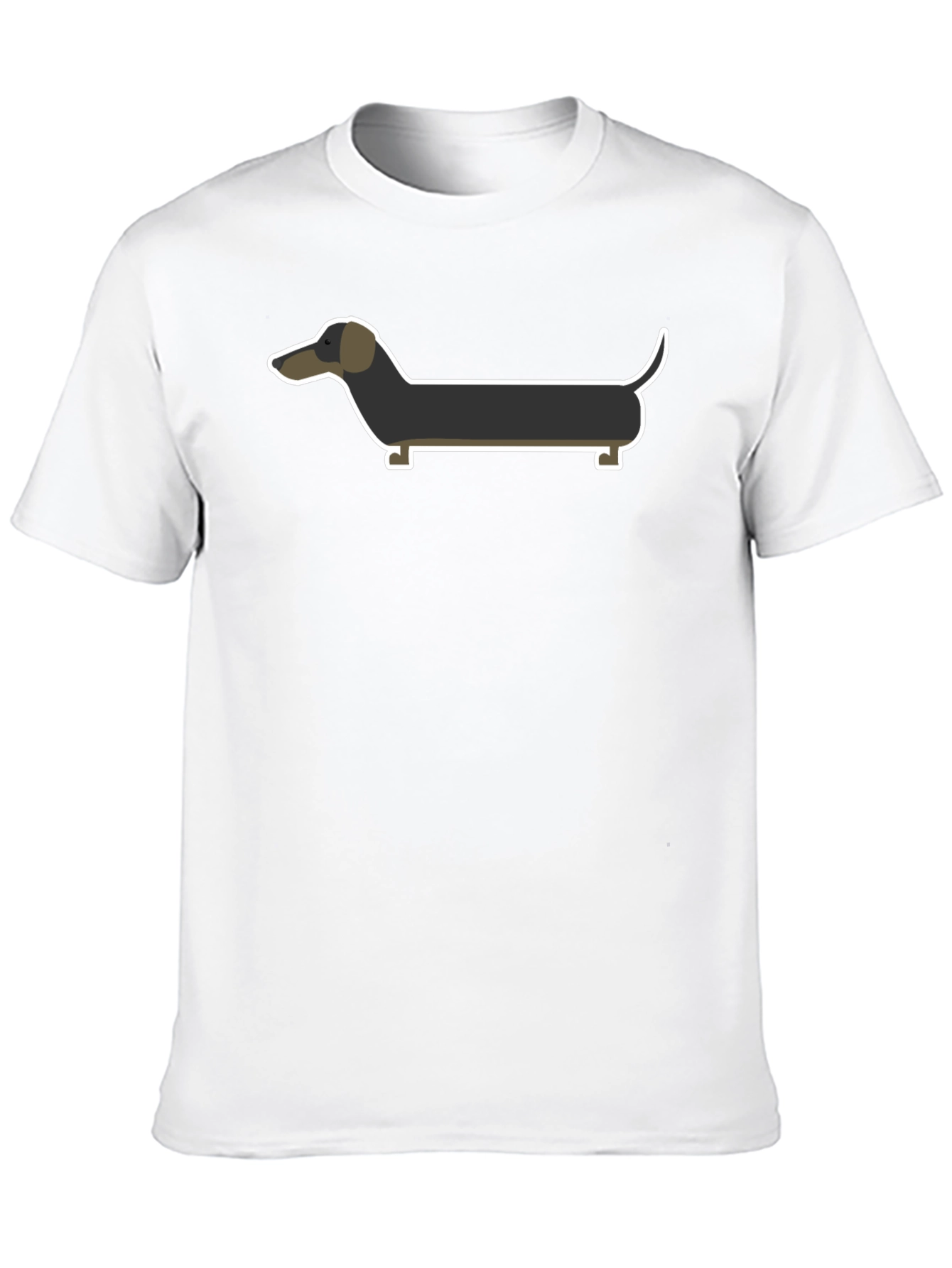 Dachshund Graphic Tee - Unisex Soft Cotton Black T-Shirt