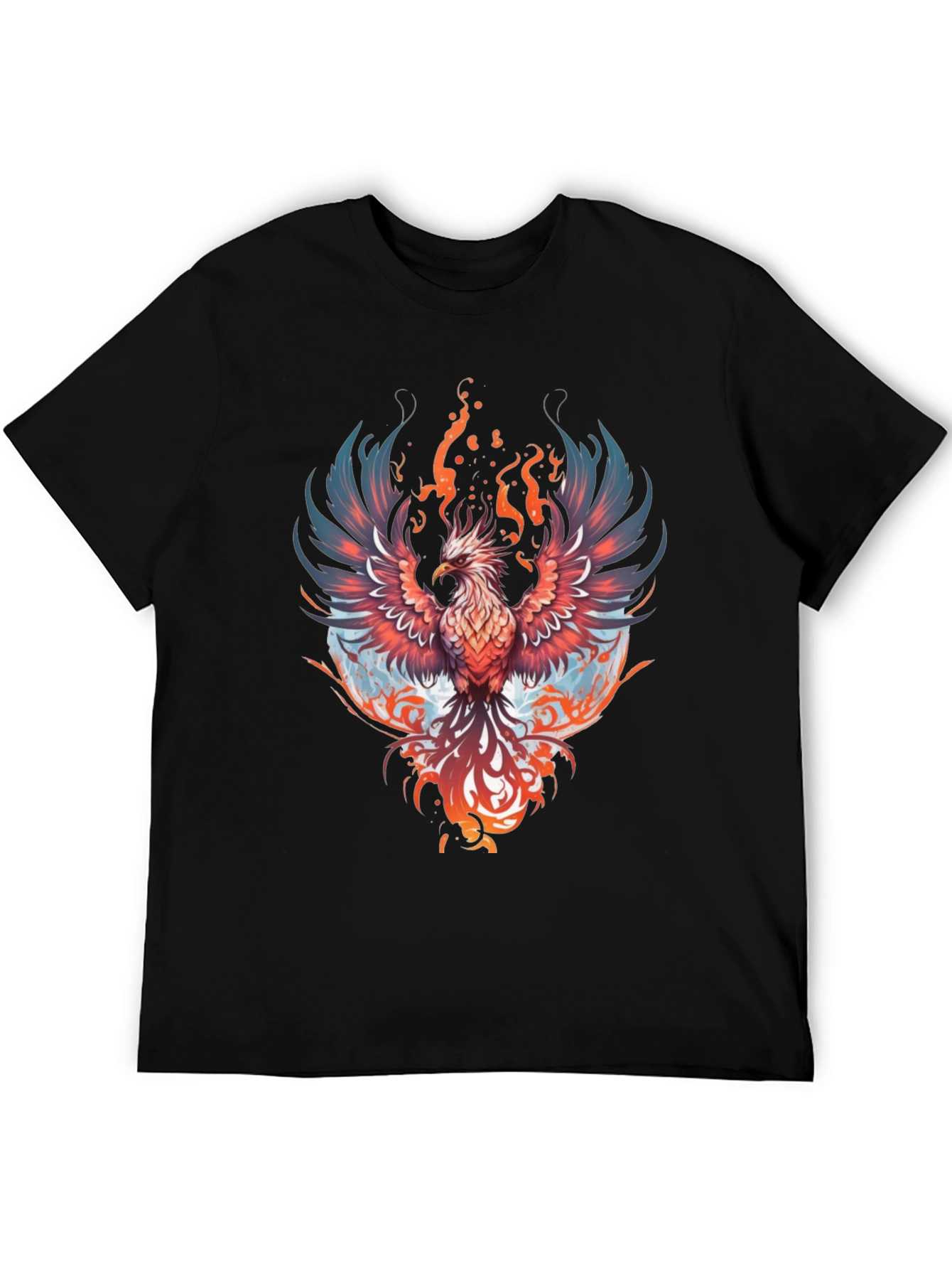 Phoenix Graphic T-Shirt - Rising Firebird Design