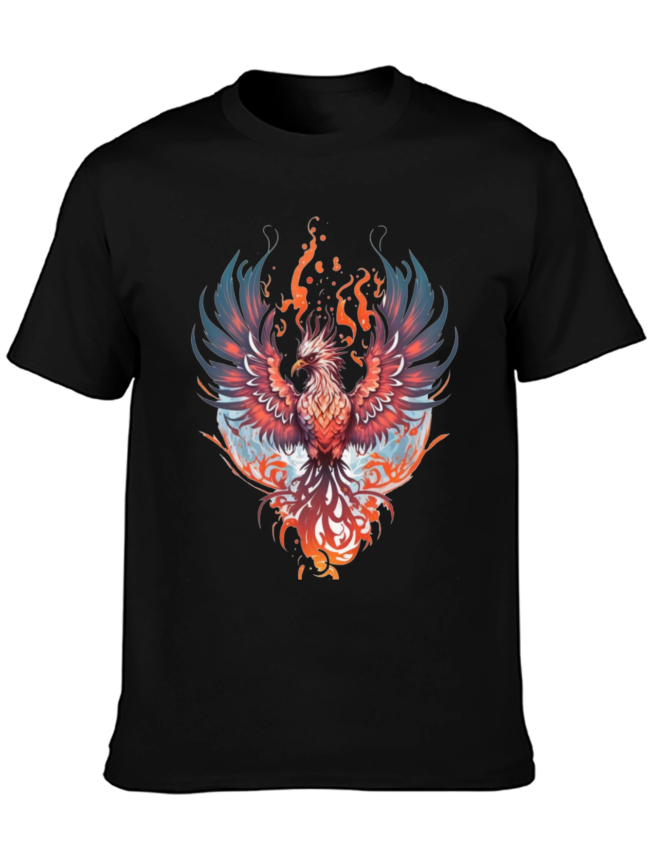 Phoenix Graphic T-Shirt - Rising Firebird Design