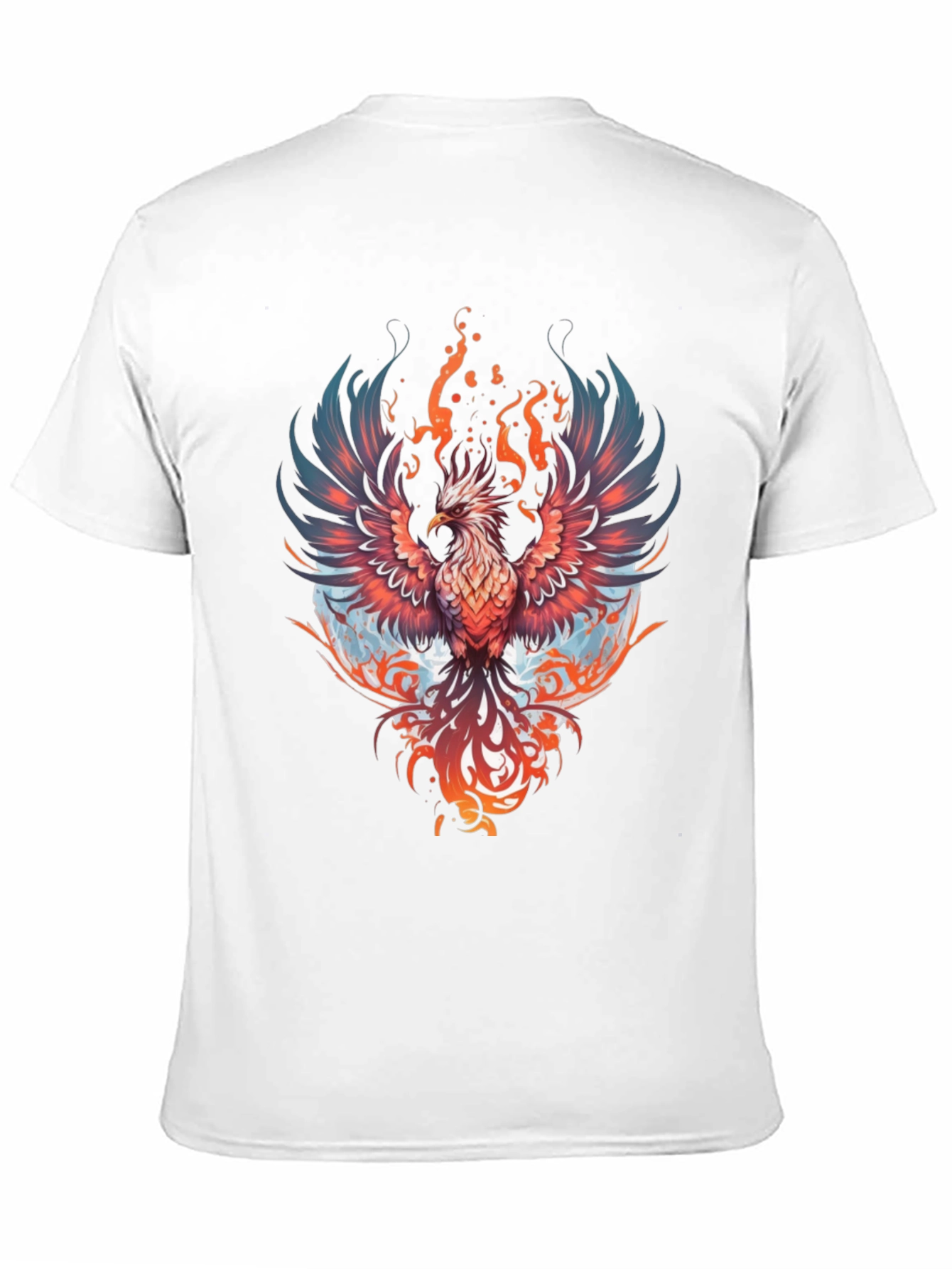 Phoenix Graphic T-Shirt - Rising Firebird Design