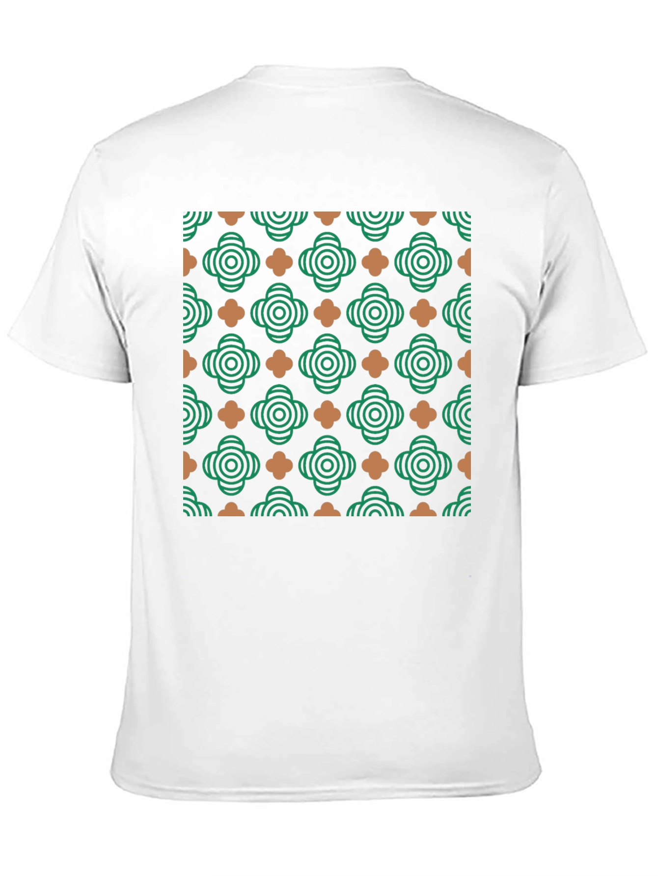Stylish Black T-Shirt with Geometric Pattern