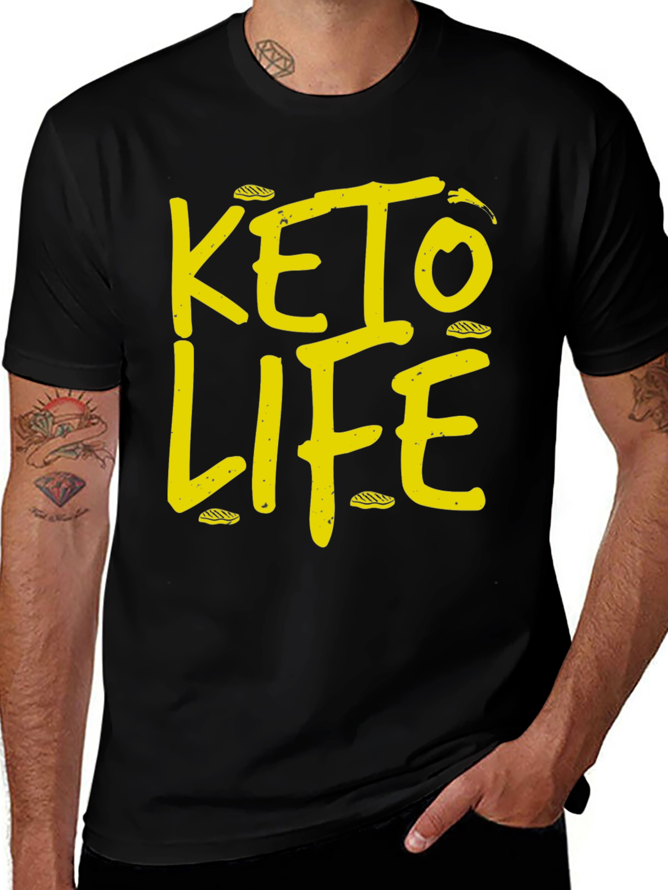 Keto Life Graphic Tee - Black