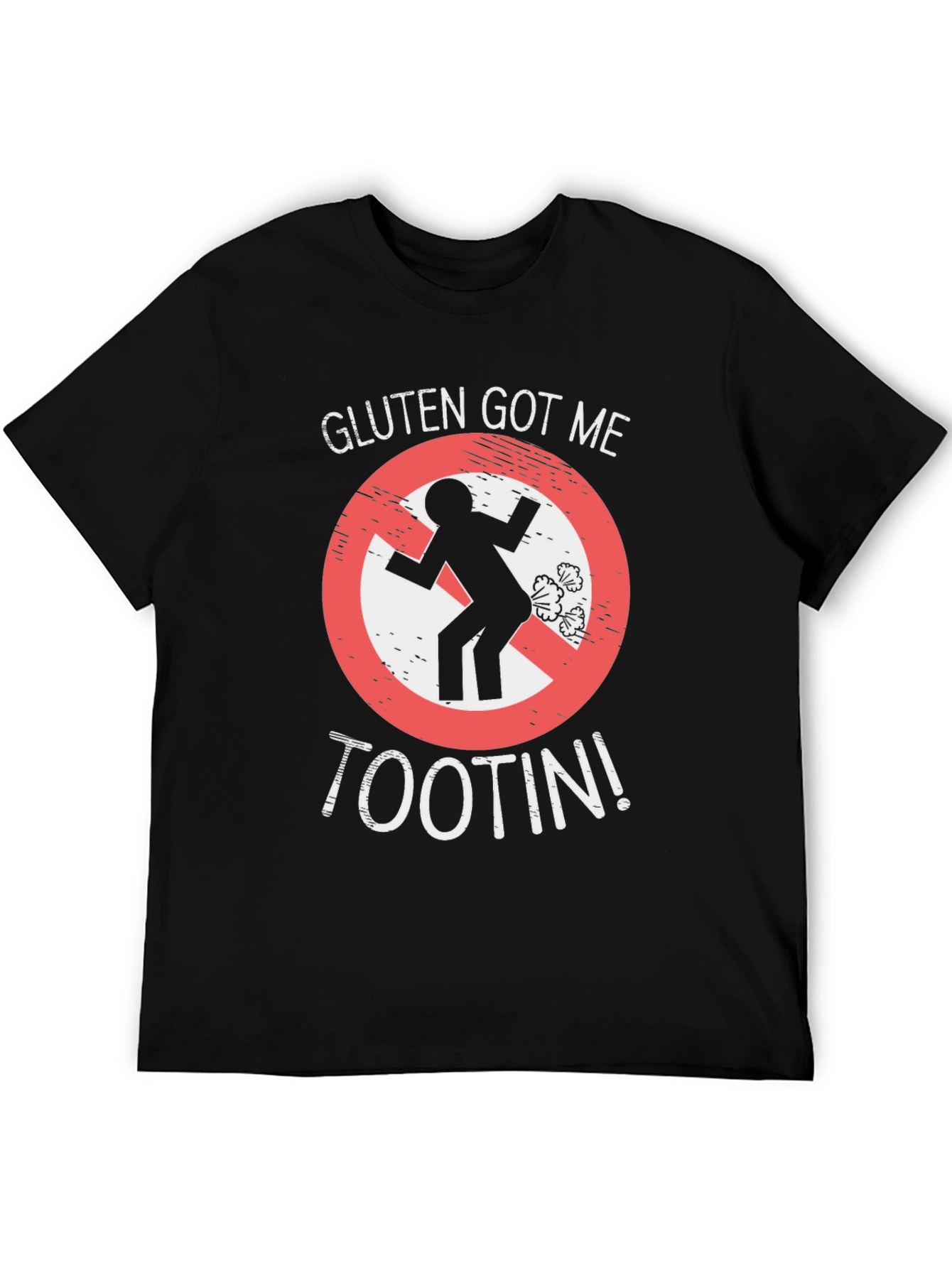 Gluten Got Me Tootin Funny T-Shirt
