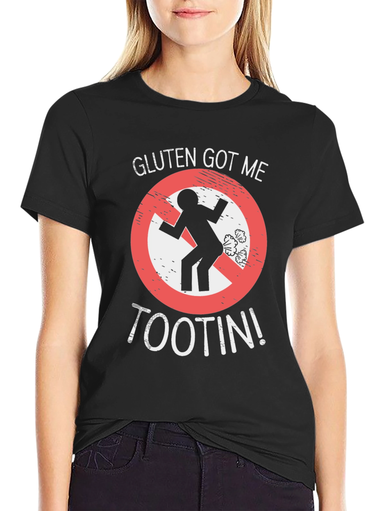 Gluten Got Me Tootin Funny T-Shirt