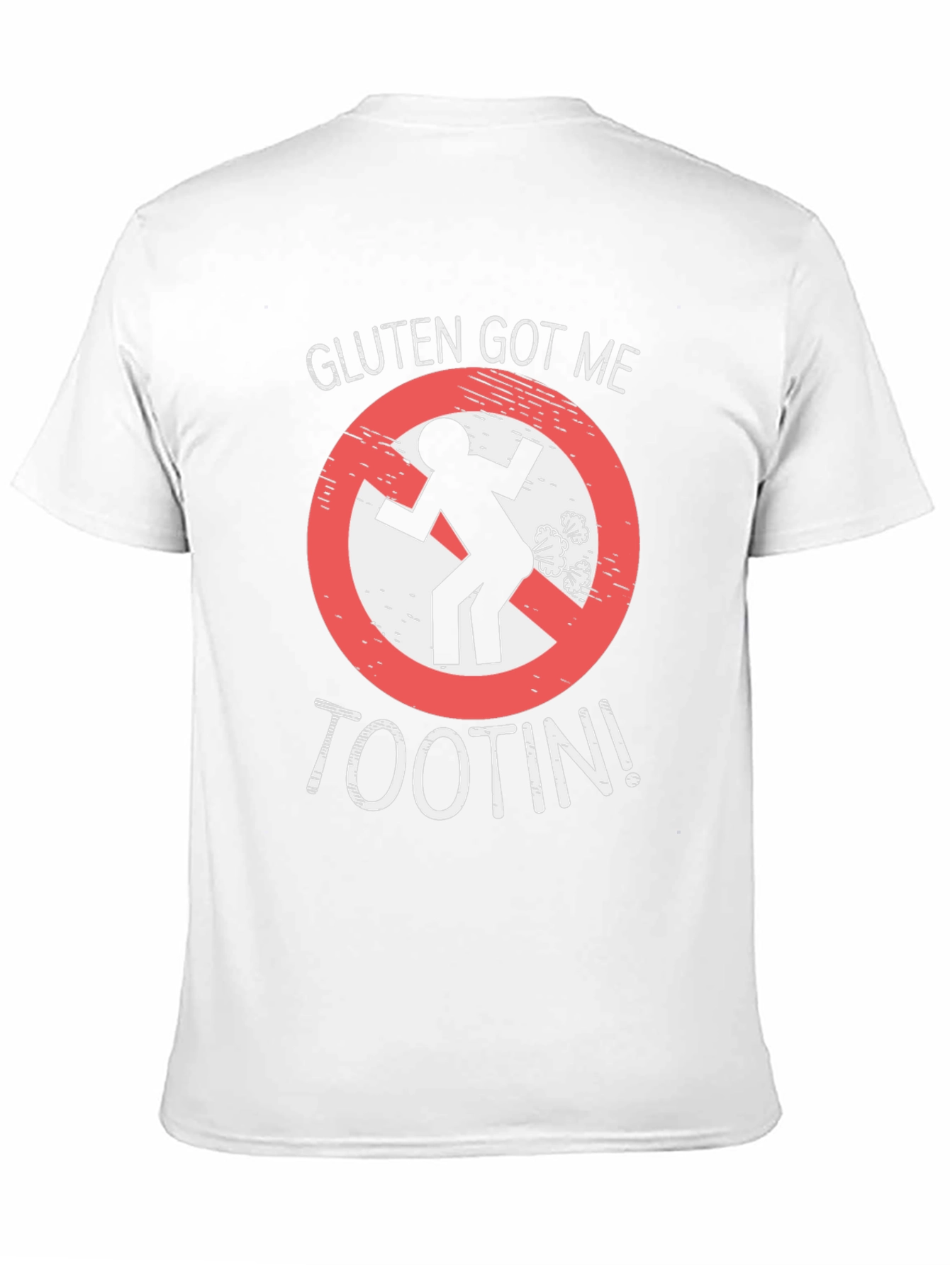 Gluten Got Me Tootin Funny T-Shirt