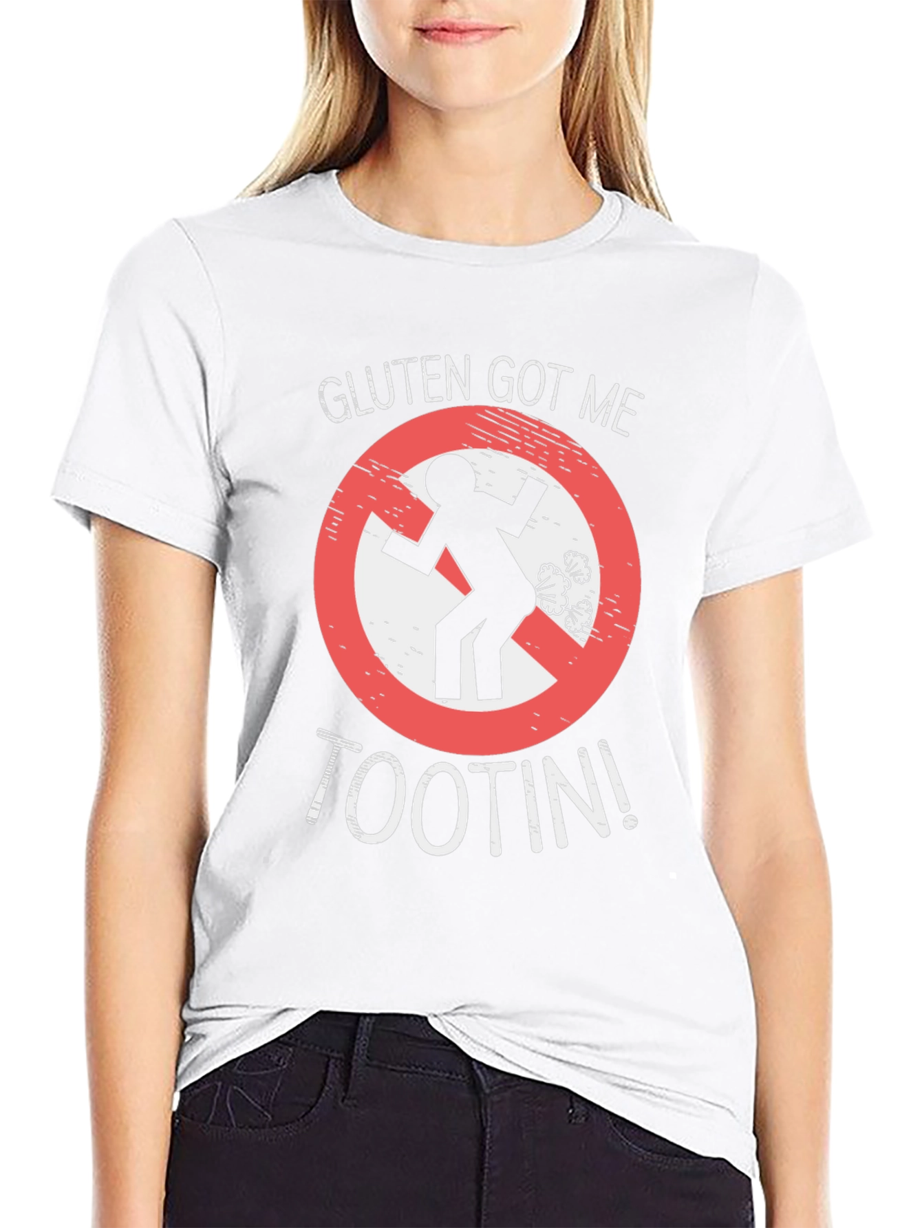 Gluten Got Me Tootin Funny T-Shirt