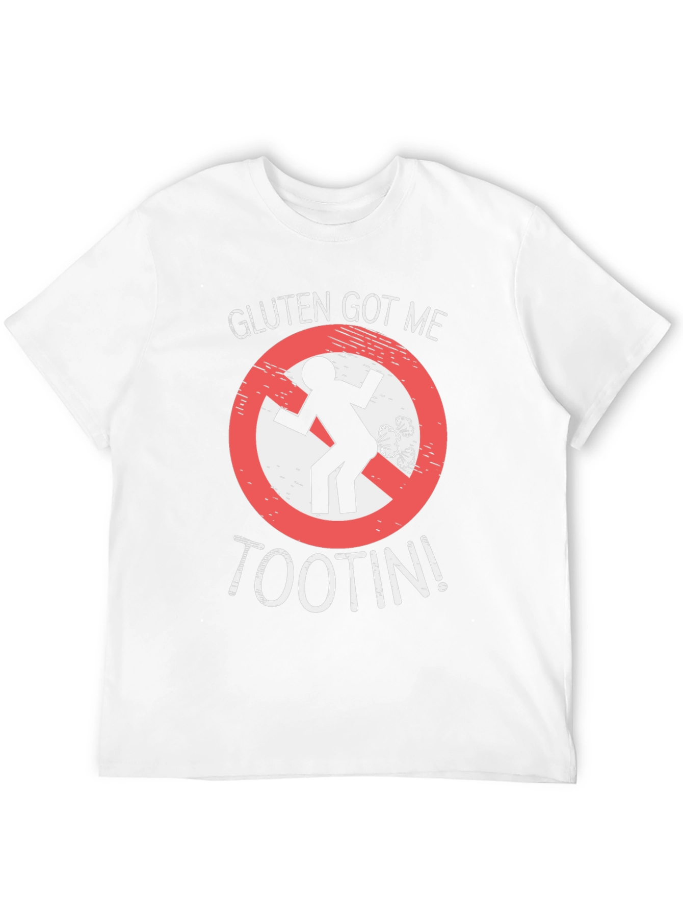 Gluten Got Me Tootin Funny T-Shirt