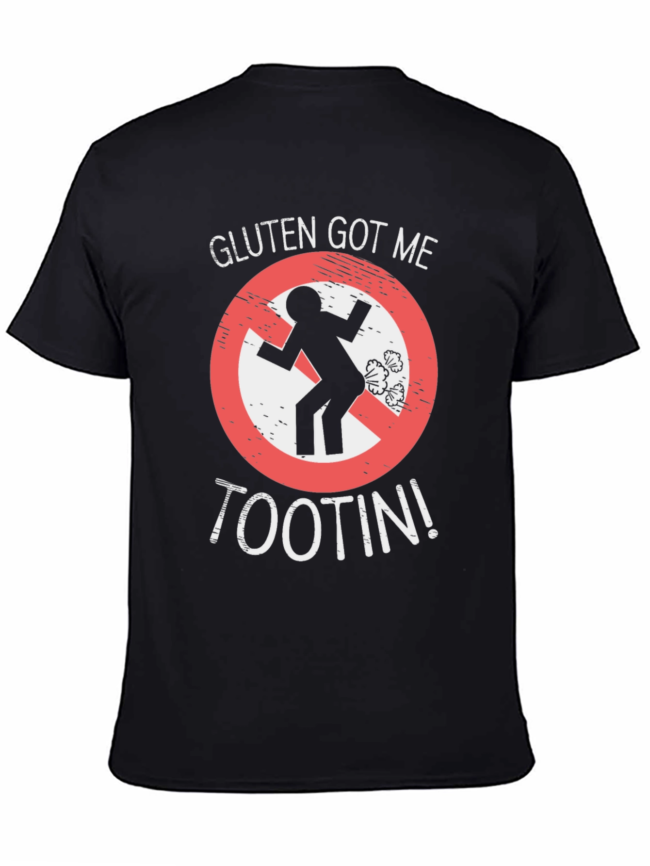Gluten Got Me Tootin Funny T-Shirt