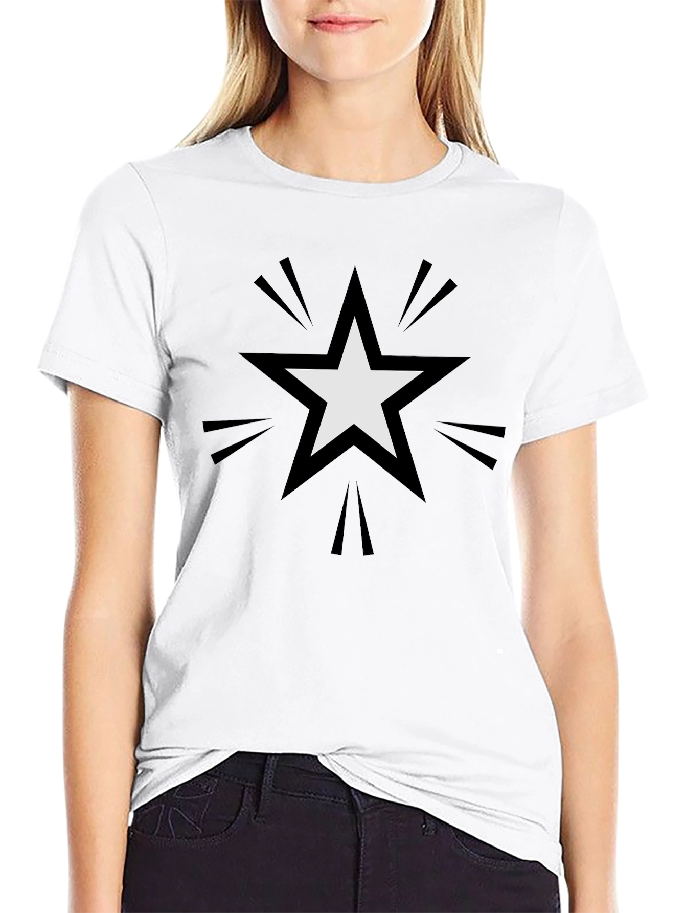 Bold Star Graphic Tee - Modern Streetwear Style