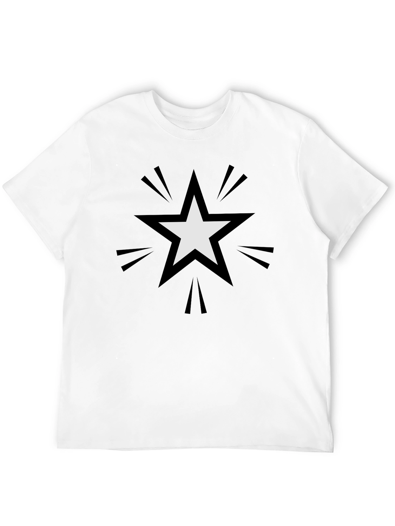 Bold Star Graphic Tee - Modern Streetwear Style