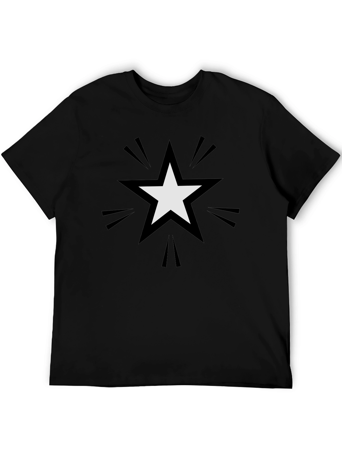 Bold Star Graphic Tee - Modern Streetwear Style