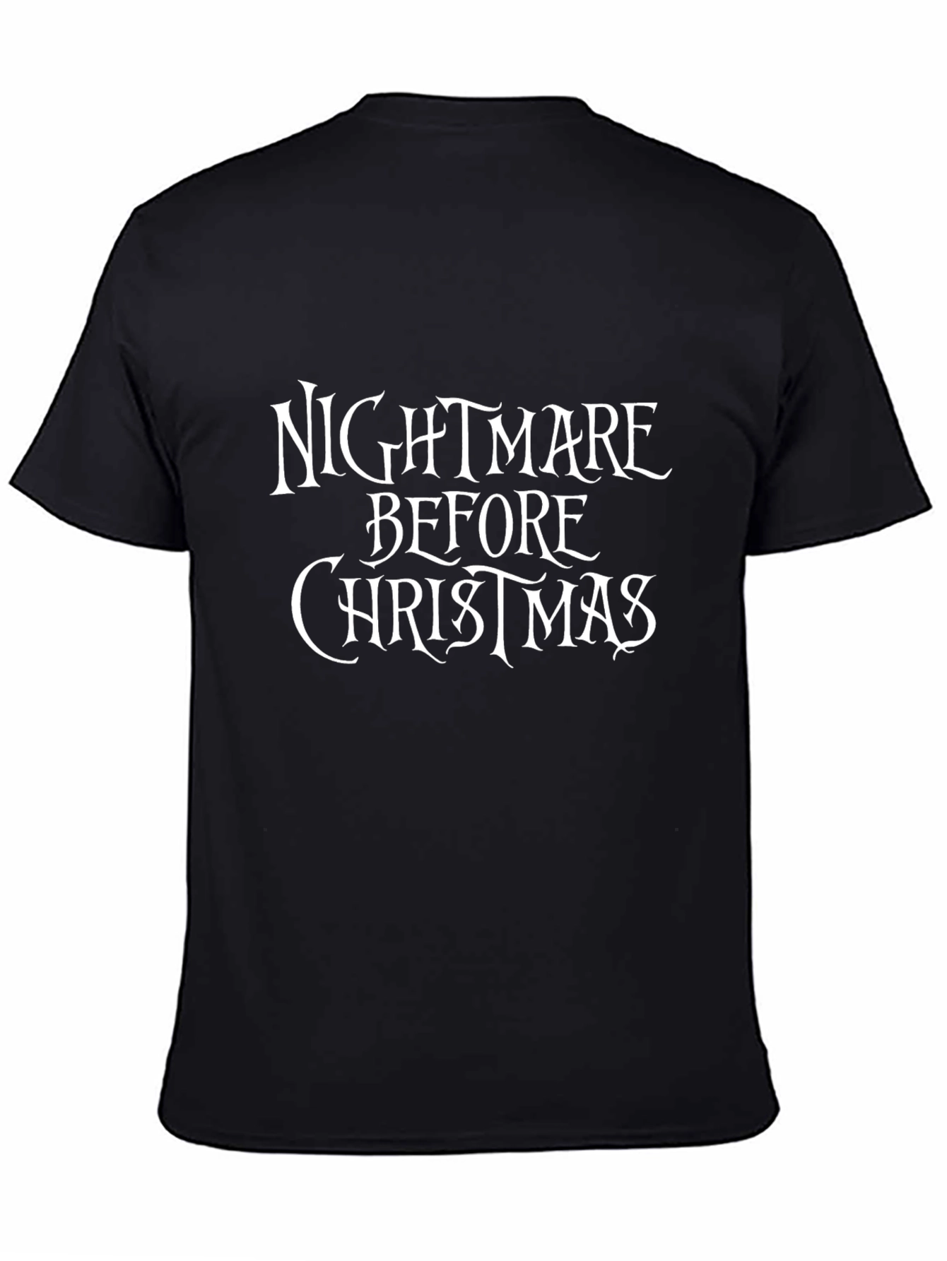 Nightmare Before Christmas Graphic Tee - Black