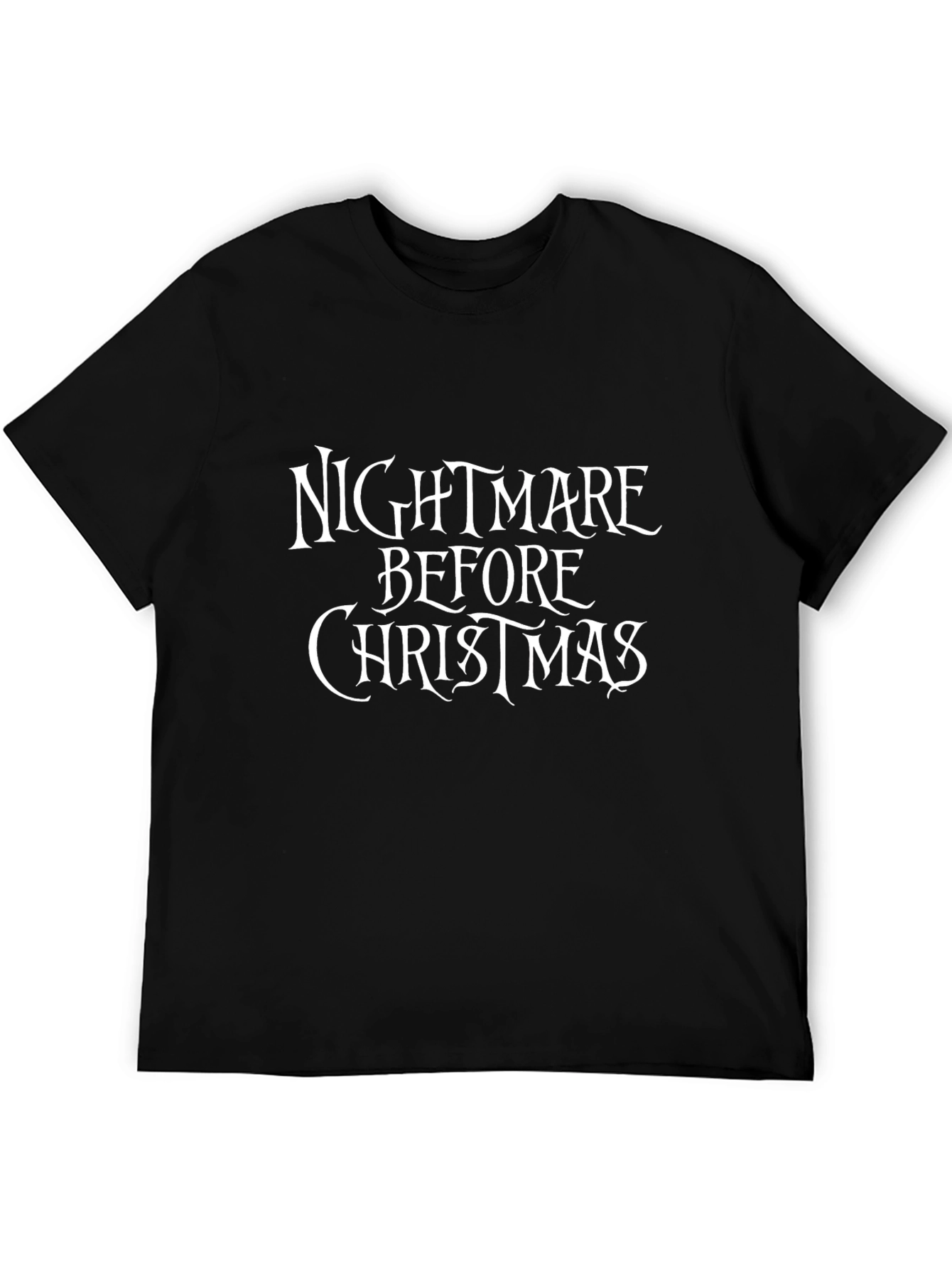 Nightmare Before Christmas Graphic Tee - Black