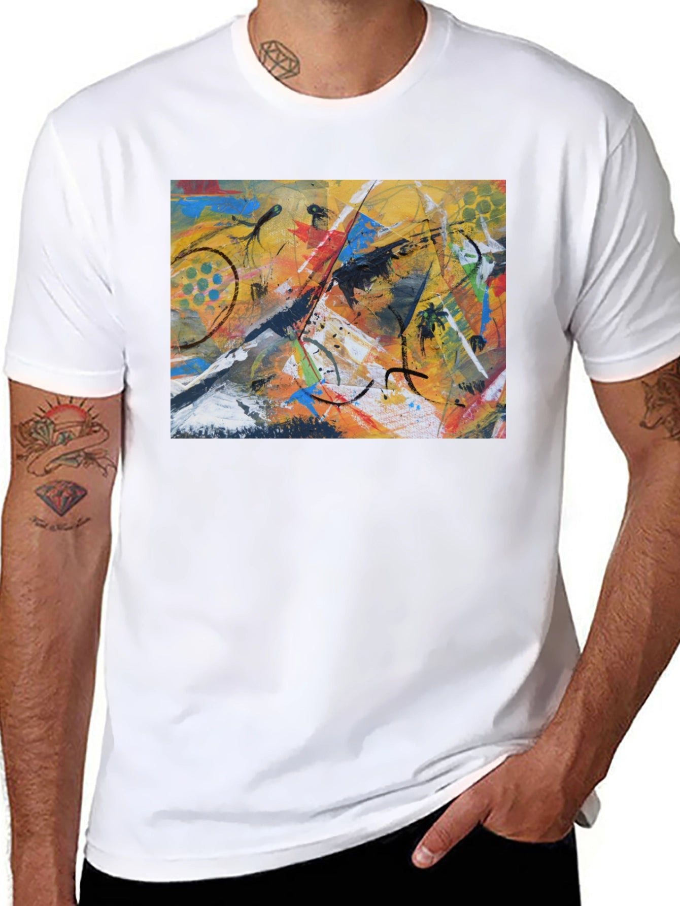 Abstract Art Tee - Modern Graphic T-Shirt