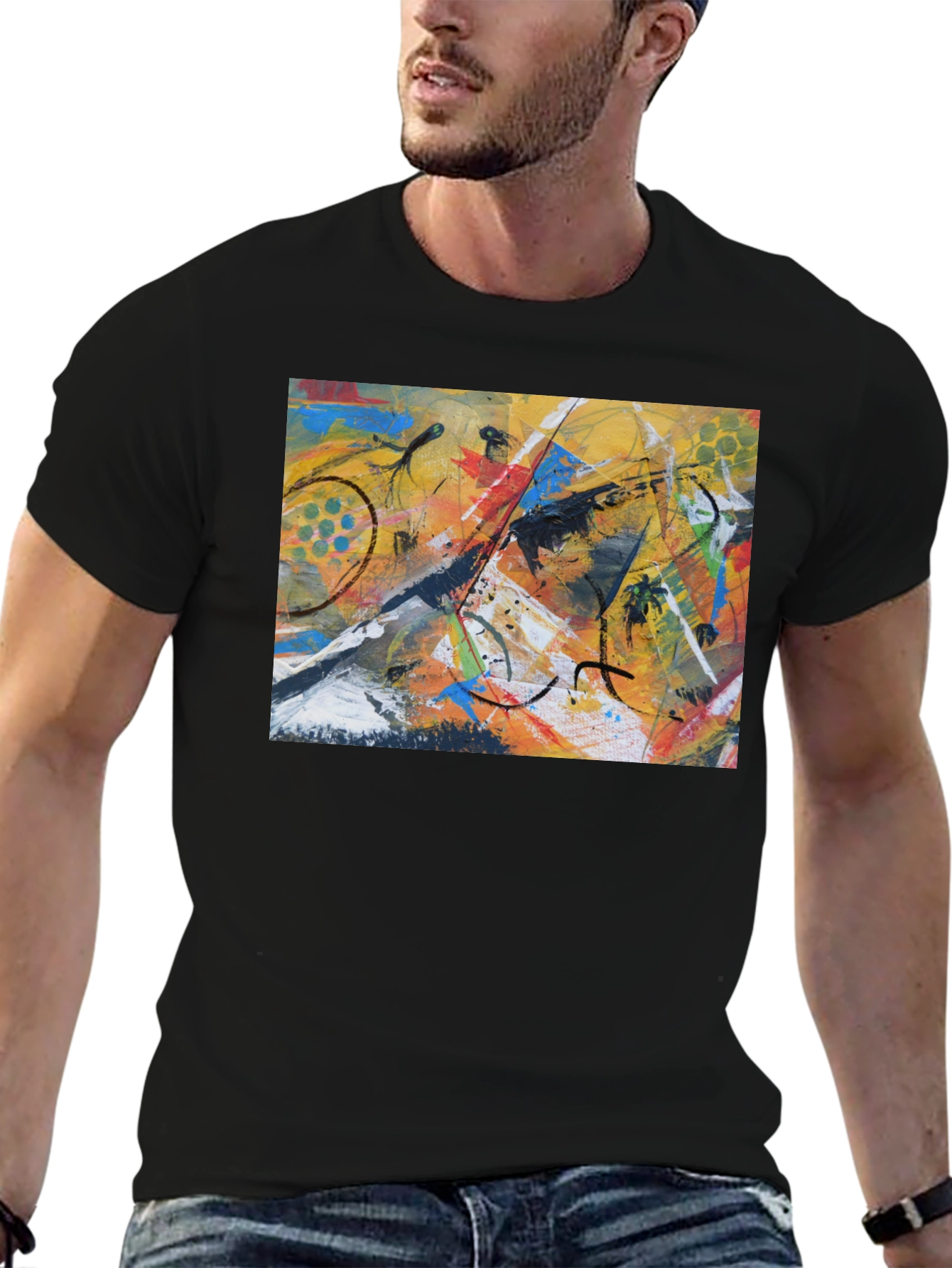 Abstract Art Tee - Modern Graphic T-Shirt