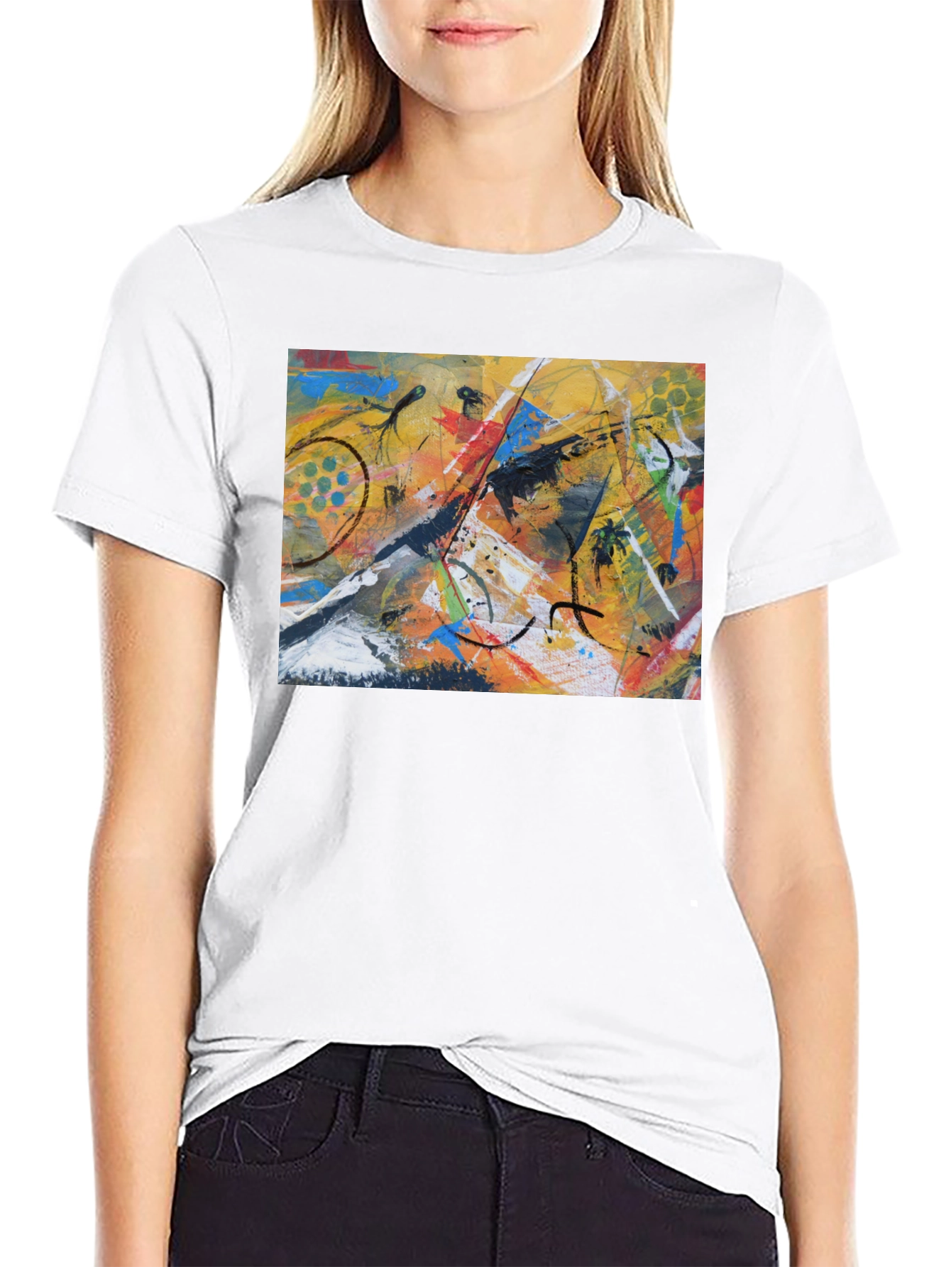 Abstract Art Tee - Modern Graphic T-Shirt