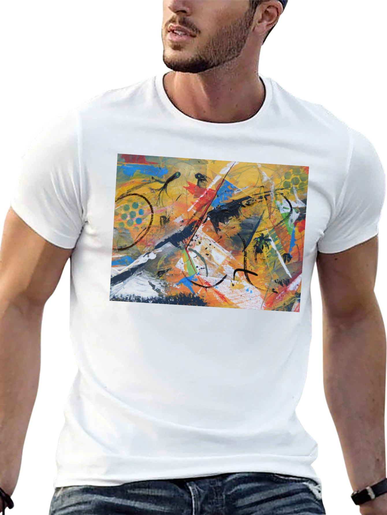Abstract Art Tee - Modern Graphic T-Shirt