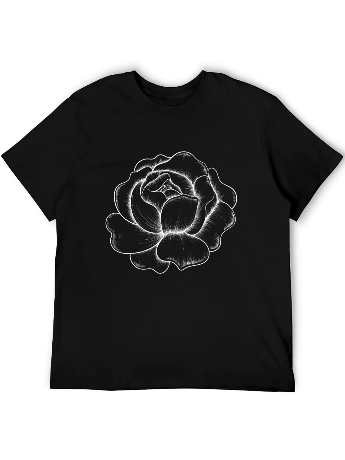 Black Floral Graphic Tee