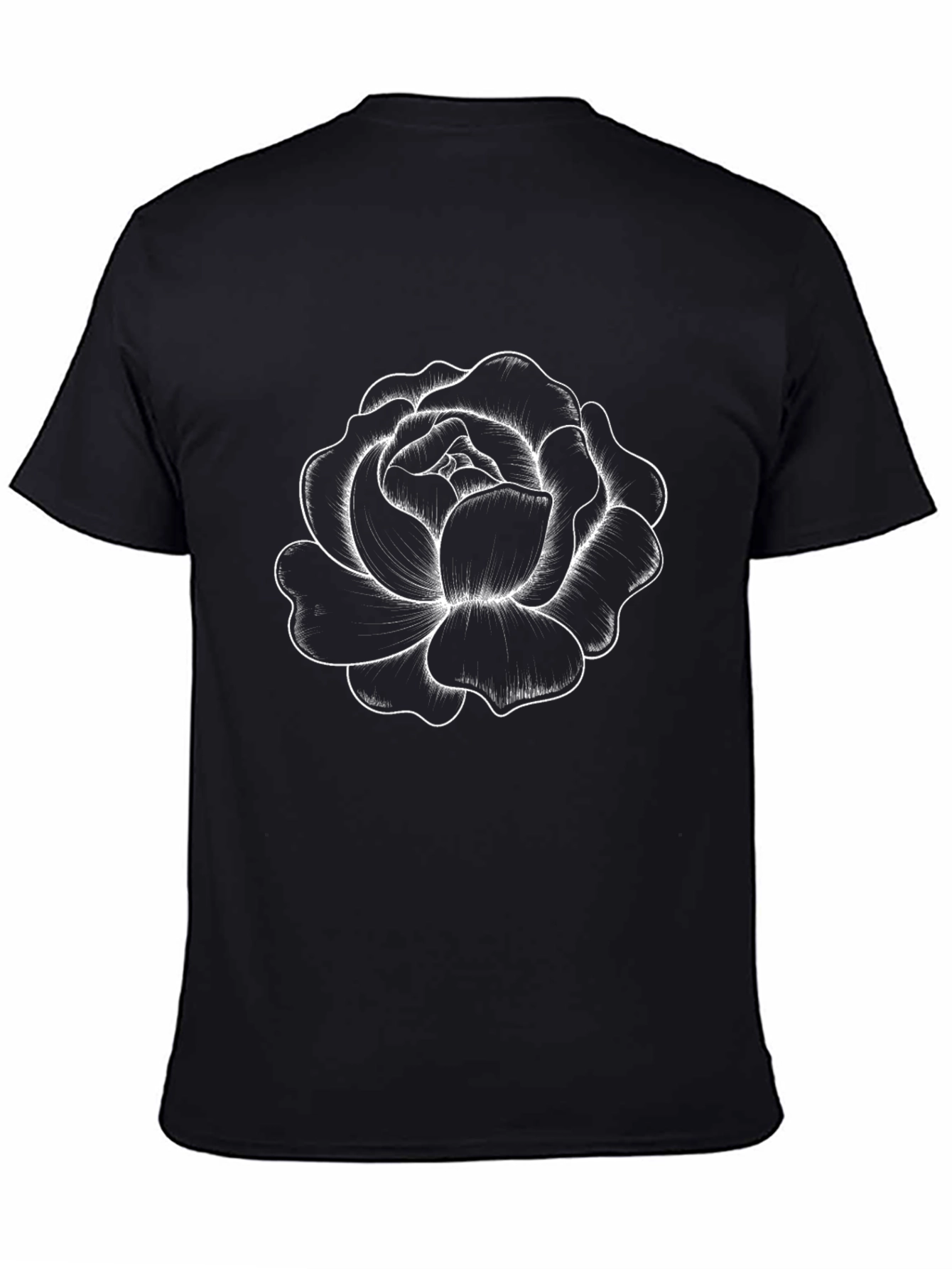 Black Floral Graphic Tee