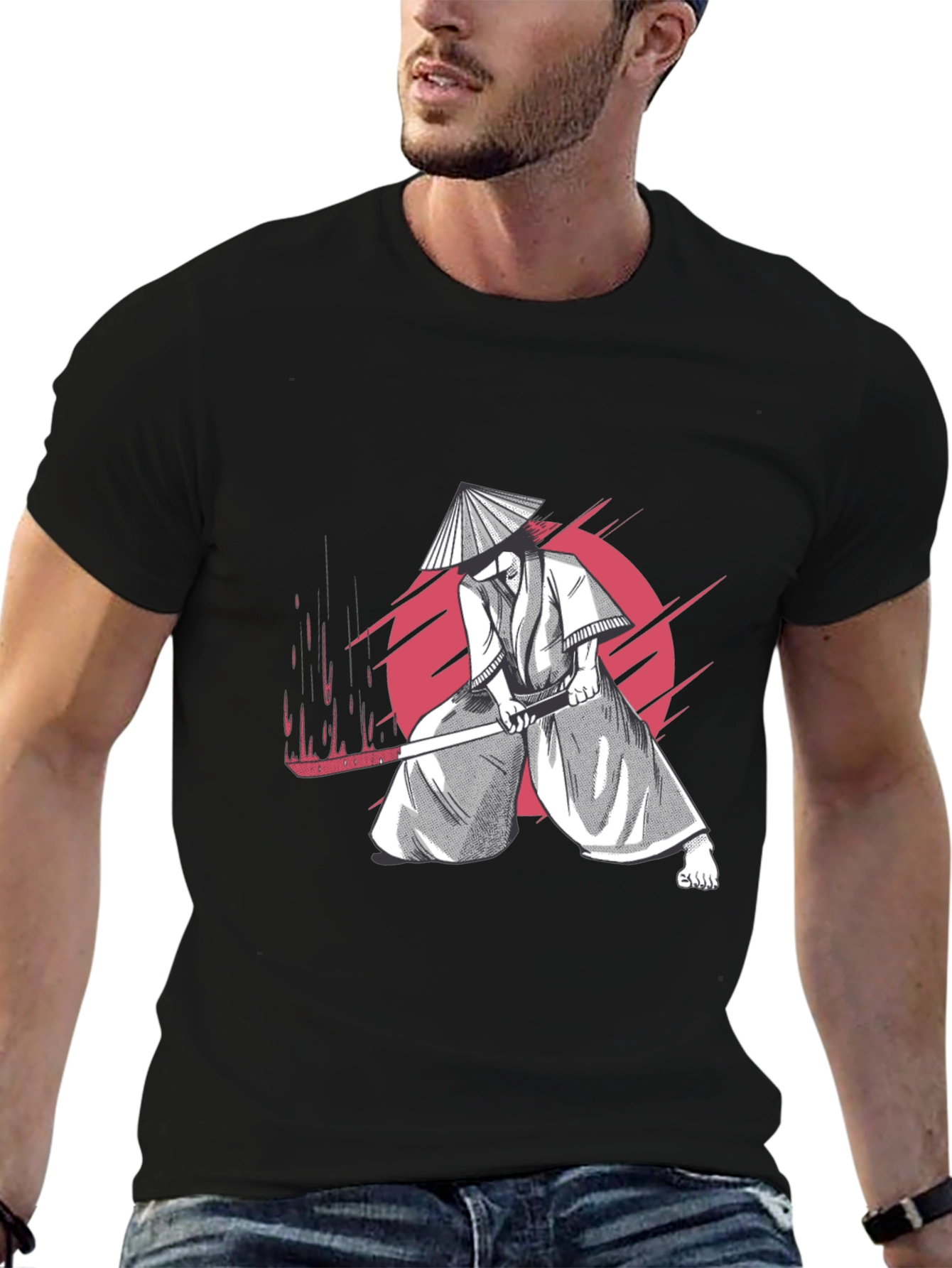 Samurai Graphic T-Shirt - Cool Martial Arts Design