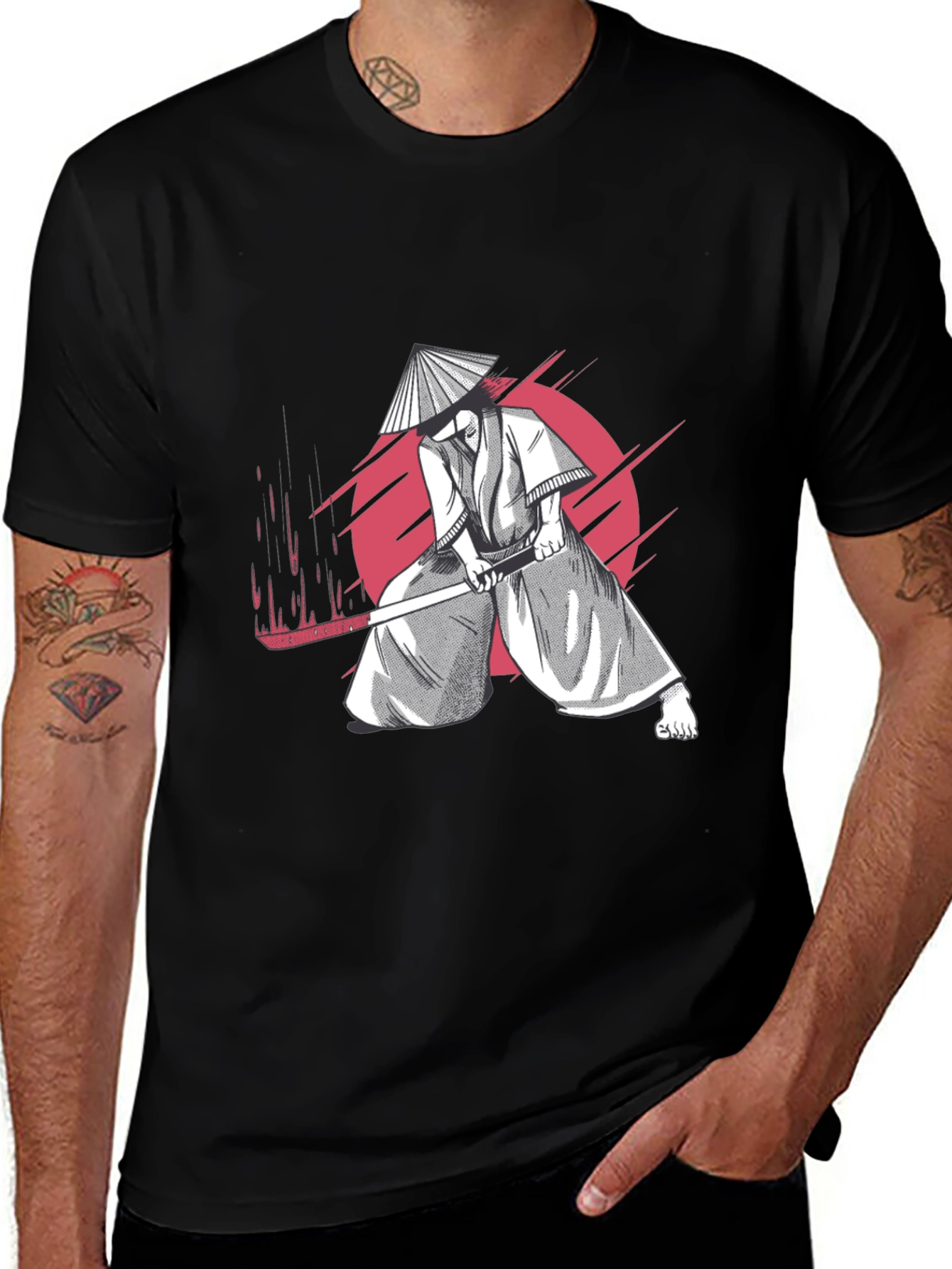 Samurai Graphic T-Shirt - Cool Martial Arts Design