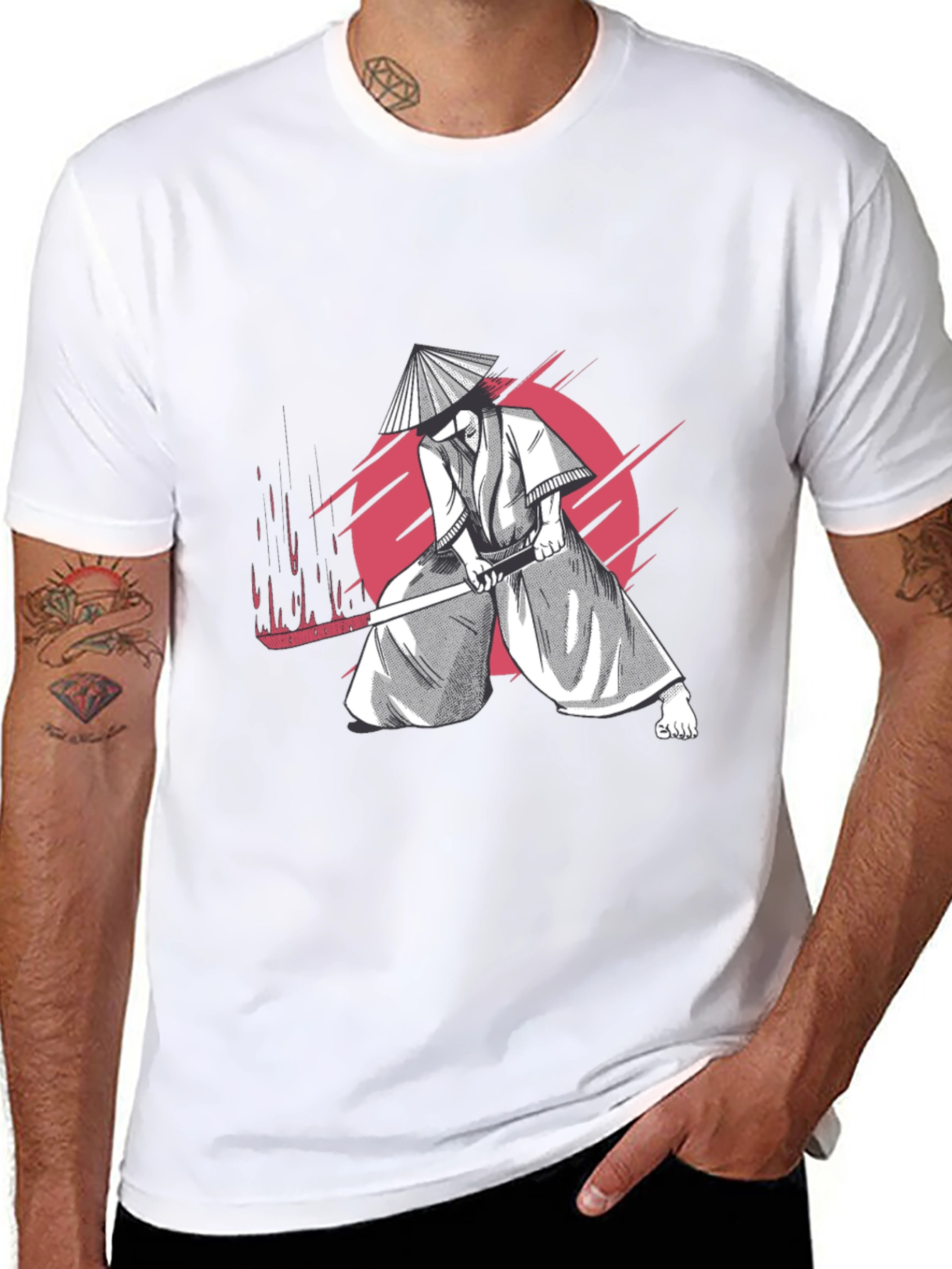 Samurai Graphic T-Shirt - Cool Martial Arts Design