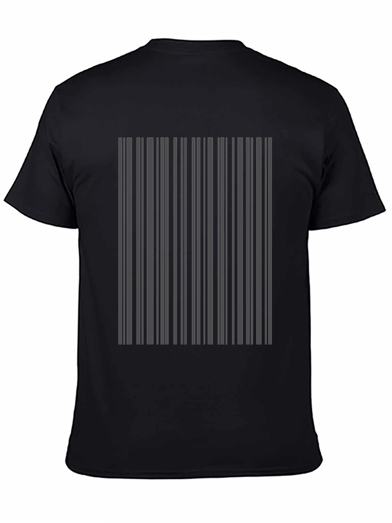 Modern Barcode Design T-Shirt - Sleek Stylish & Unique