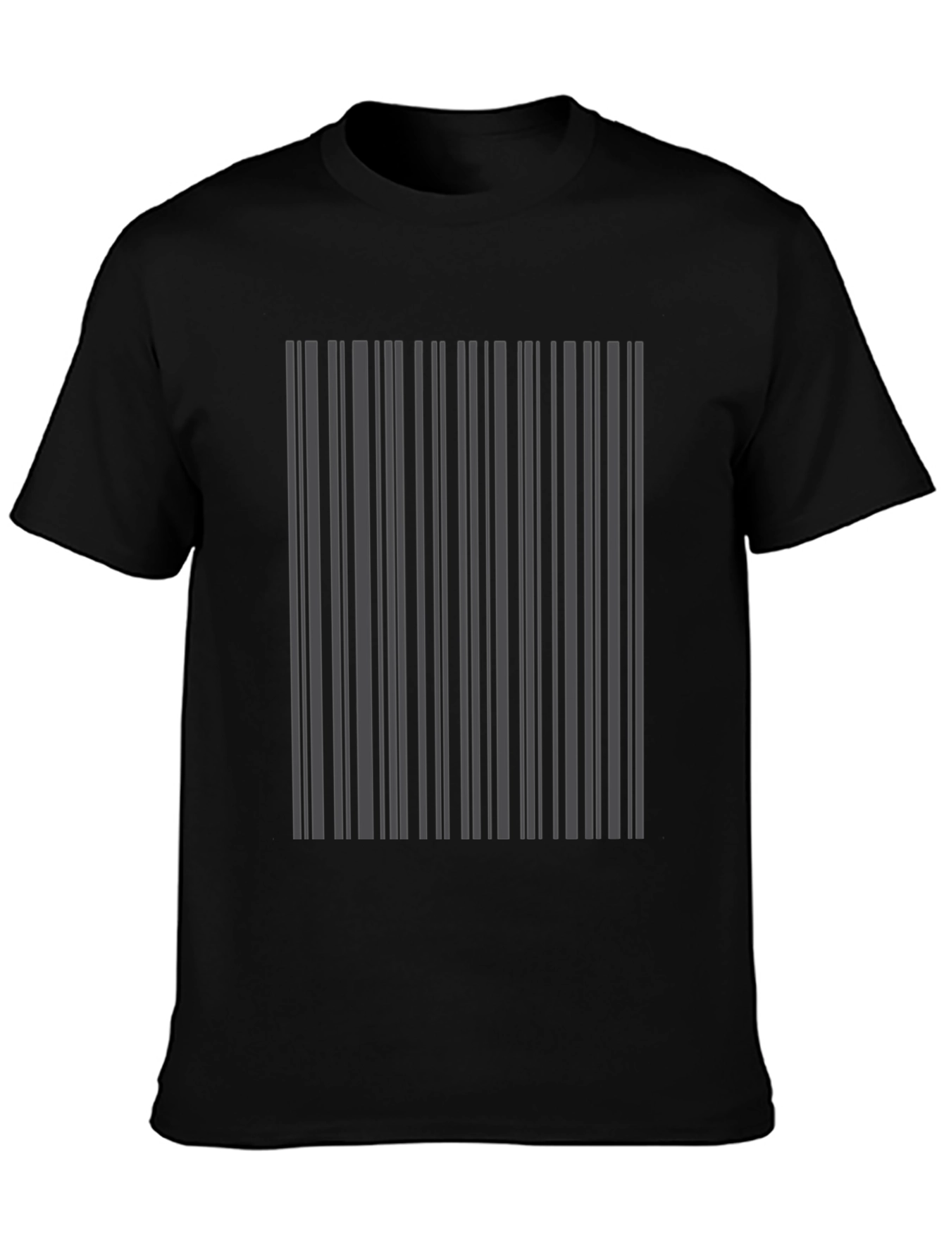 Modern Barcode Design T-Shirt - Sleek Stylish & Unique