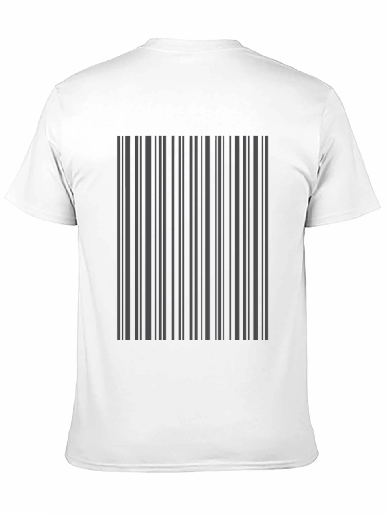 Modern Barcode Design T-Shirt - Sleek Stylish & Unique