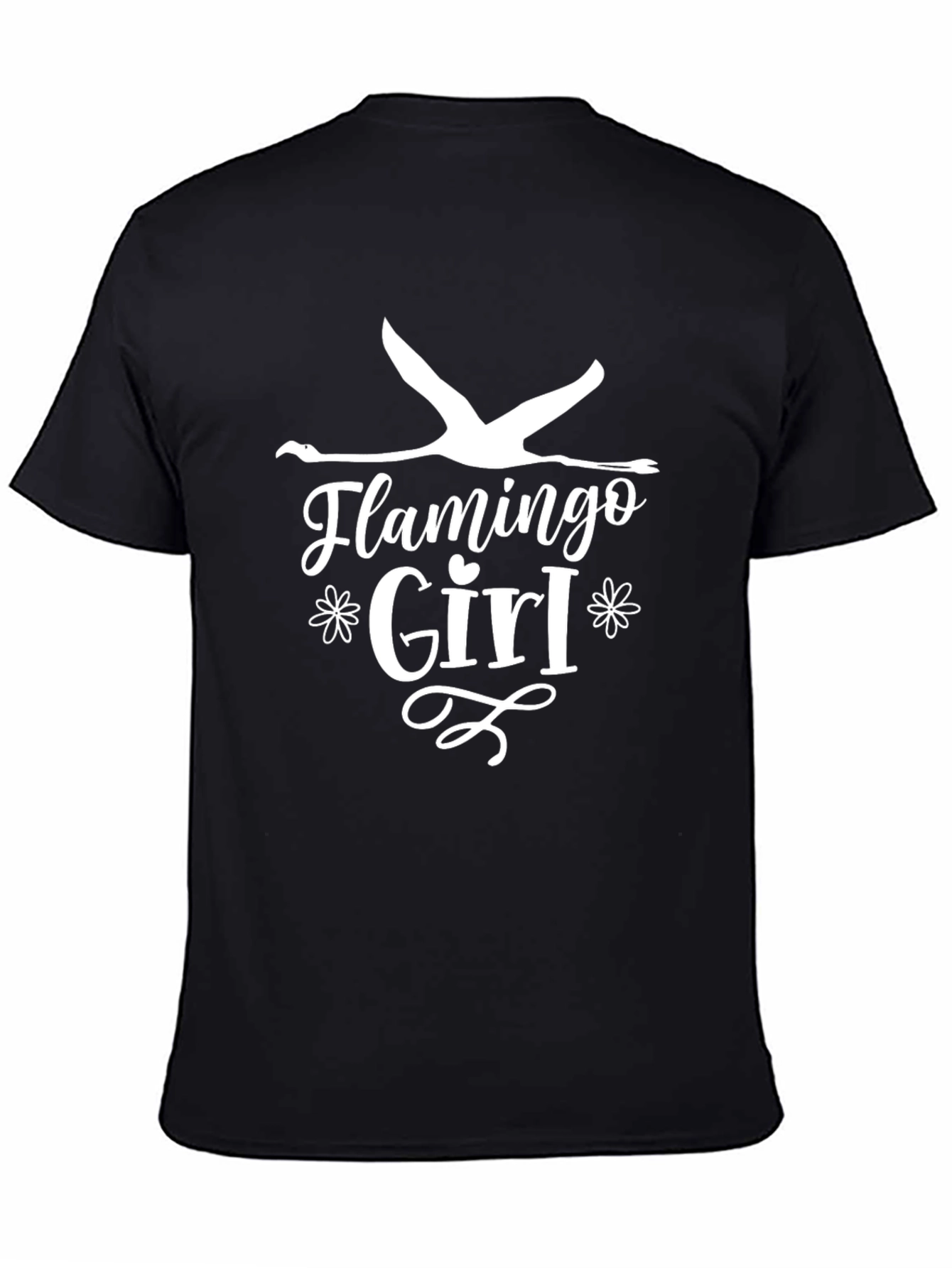 Flamingo Girl T-Shirt - Fun Graphic Tee