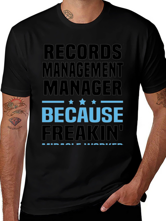 Records Management Manager T-Shirt
