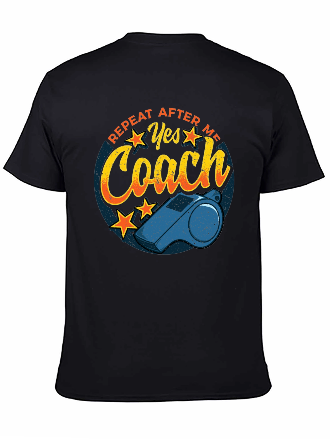 Yes Coach T-Shirt - Funny Sports Whistle Tee
