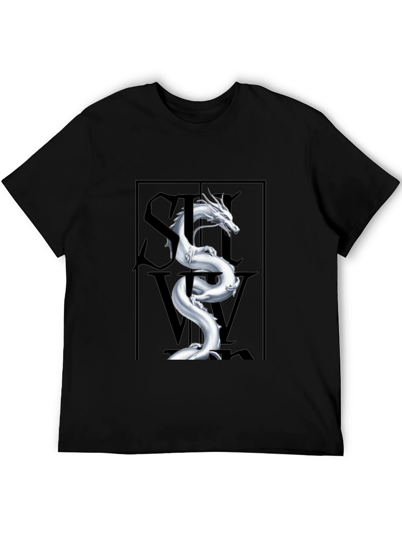 Mystic Dragon Graphic Tee - Stylish Black T-Shirt