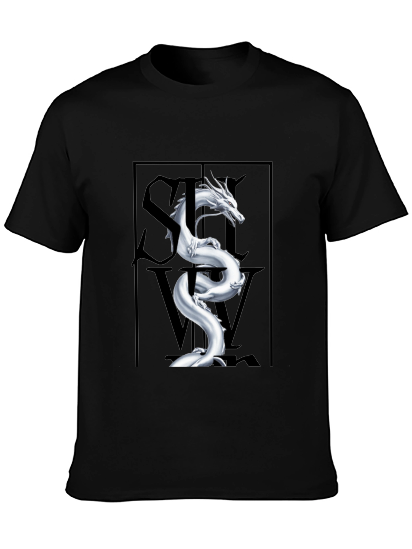 Mystic Dragon Graphic Tee - Stylish Black T-Shirt