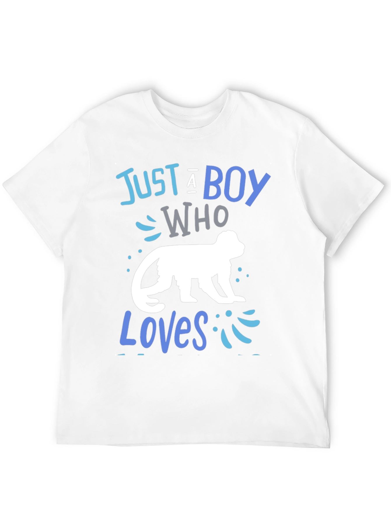Boy Who Loves Monkeys T-Shirt
