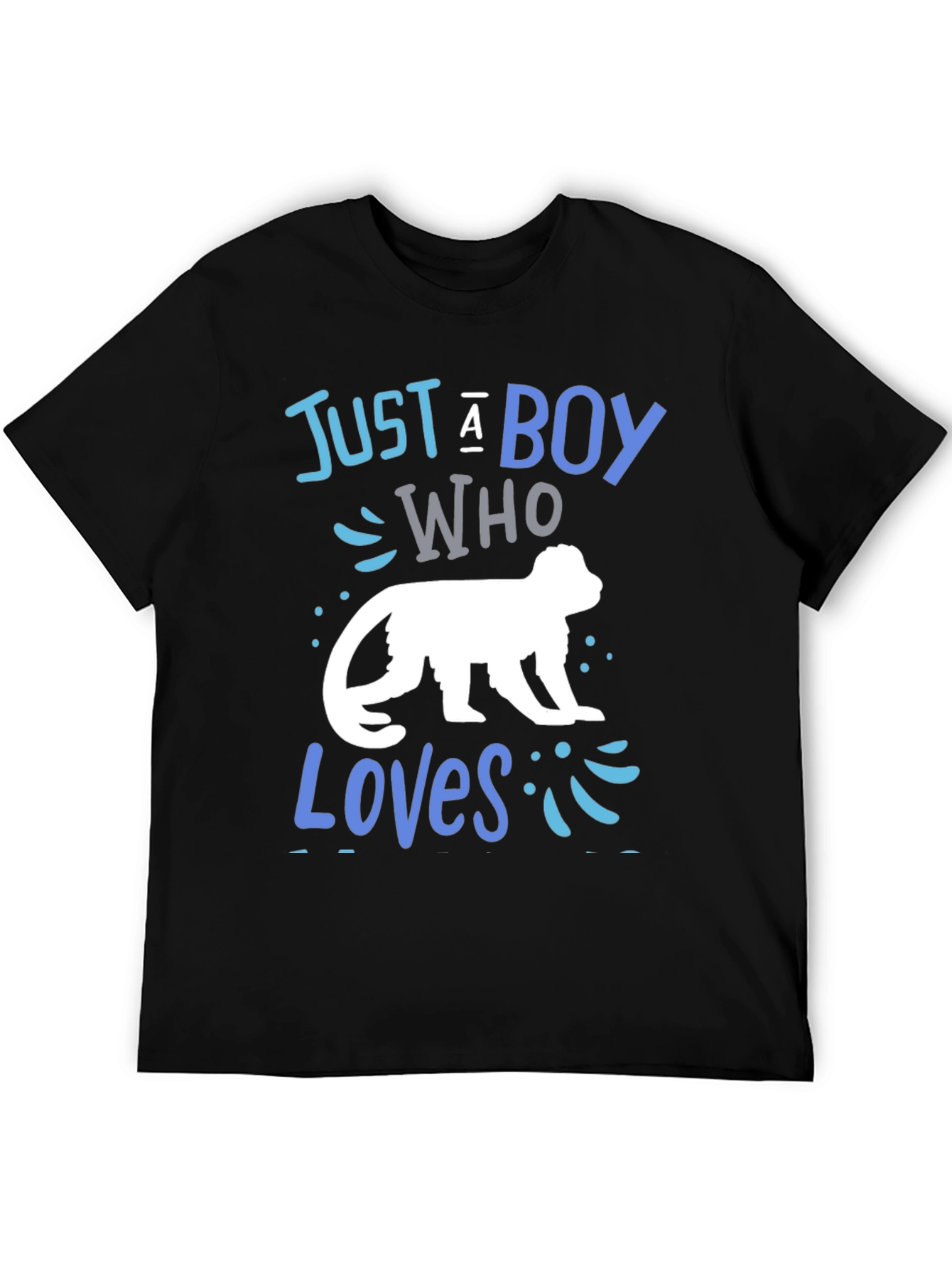 Boy Who Loves Monkeys T-Shirt