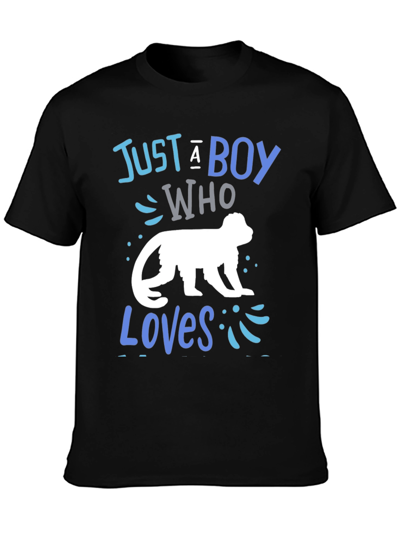 Boy Who Loves Monkeys T-Shirt