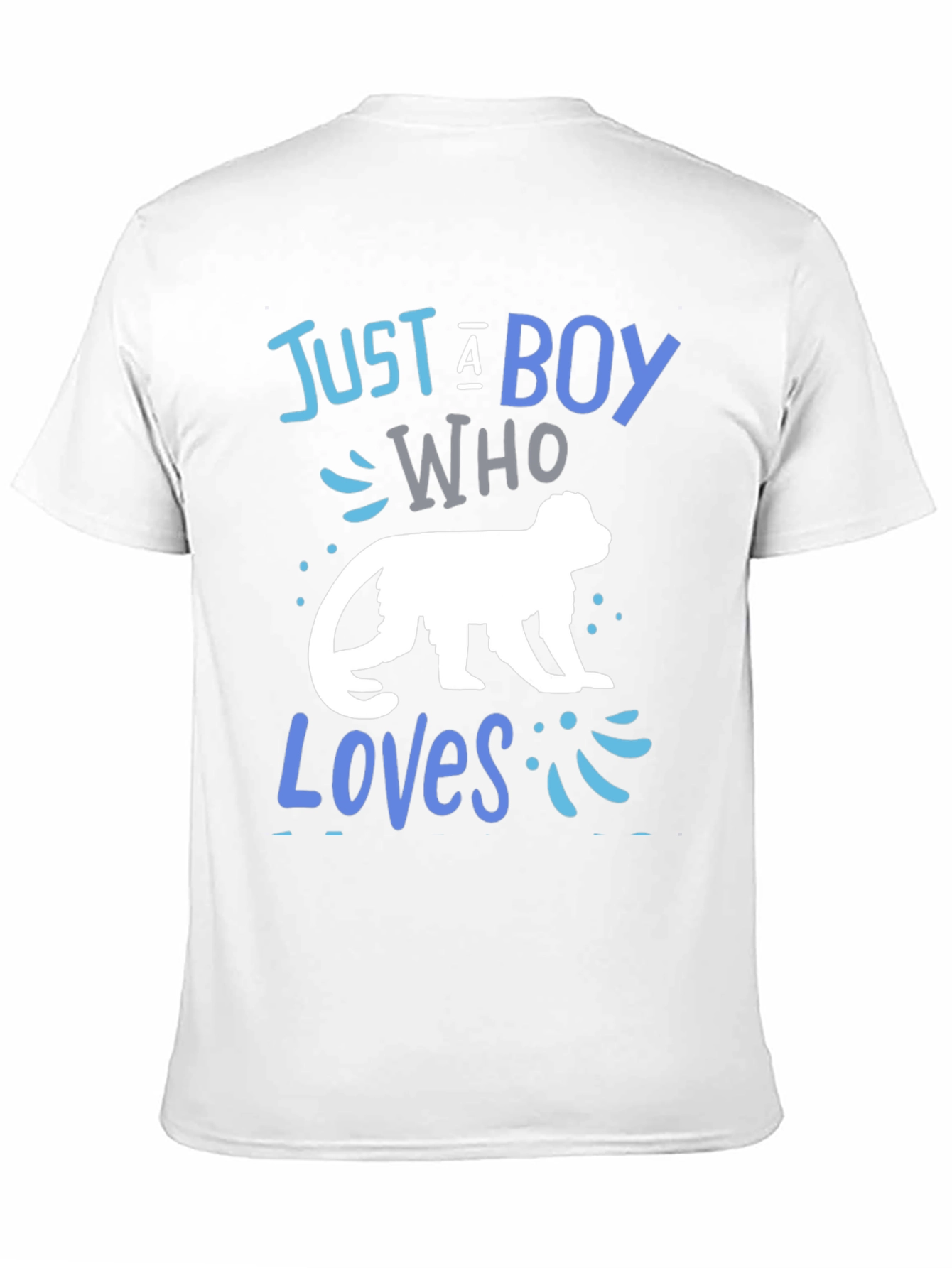 Boy Who Loves Monkeys T-Shirt