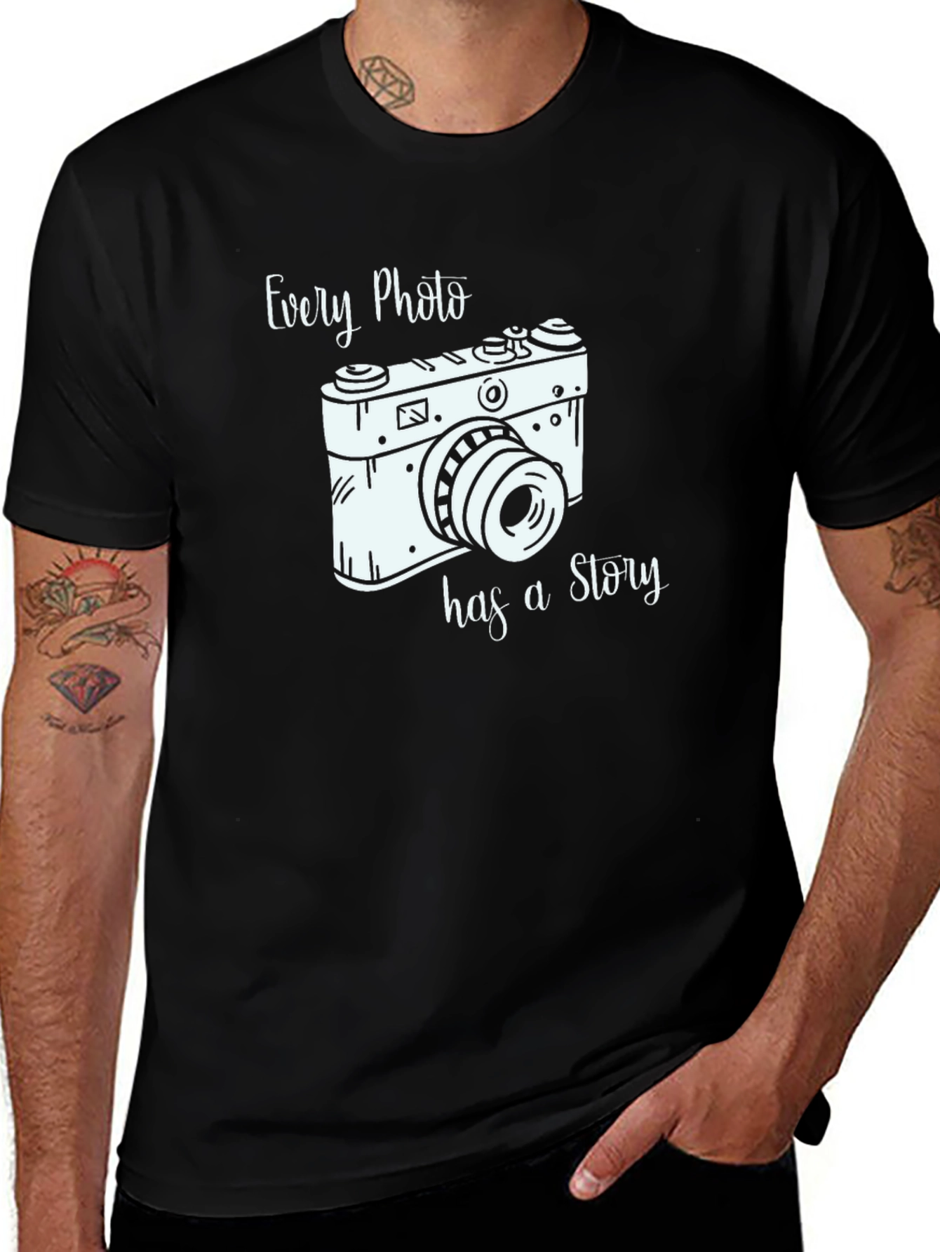 Every Photo Has a Story Camera T-Shirt