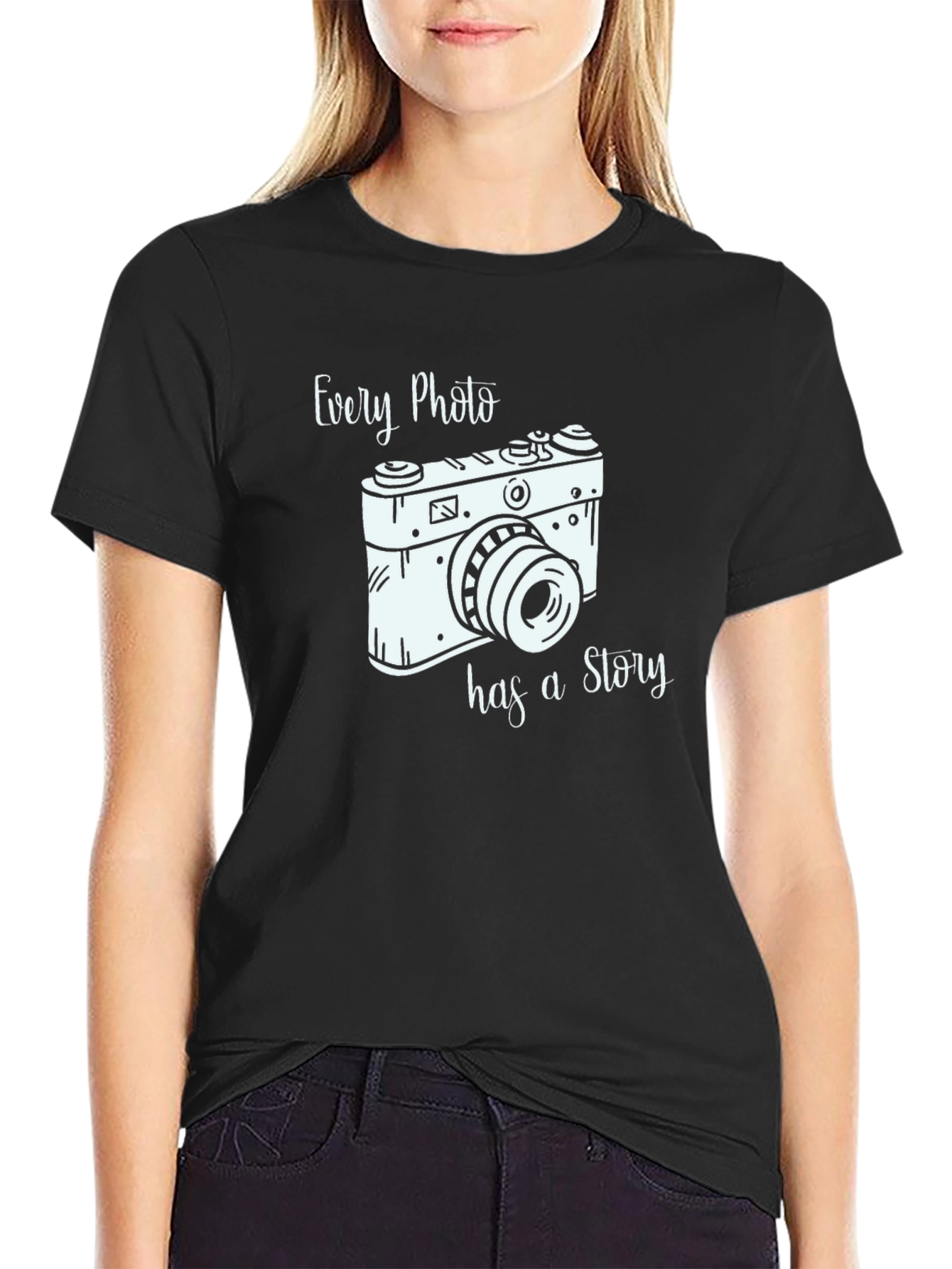 Every Photo Has a Story Camera T-Shirt