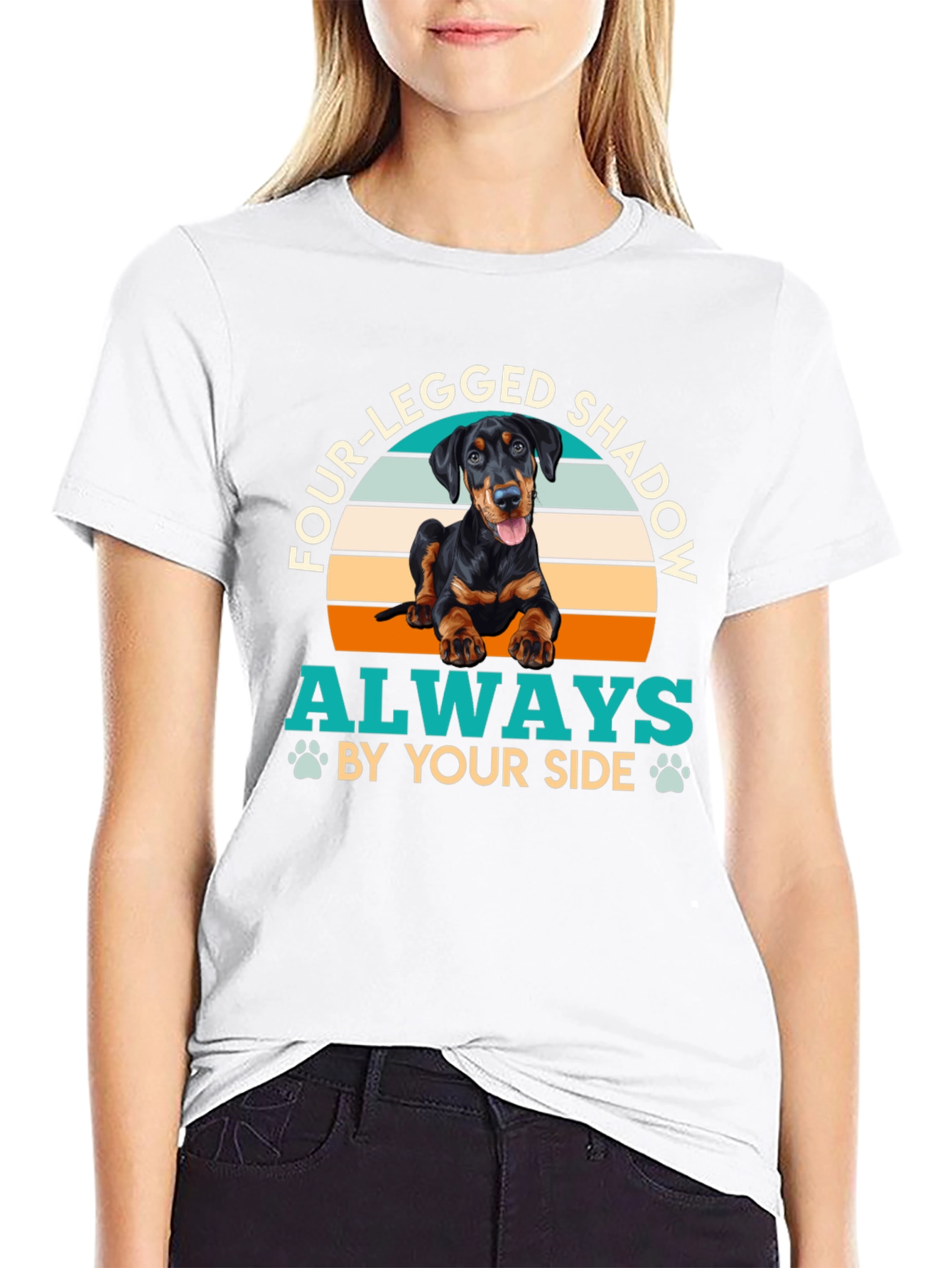 Four-Legged Shadow Dog T-Shirt