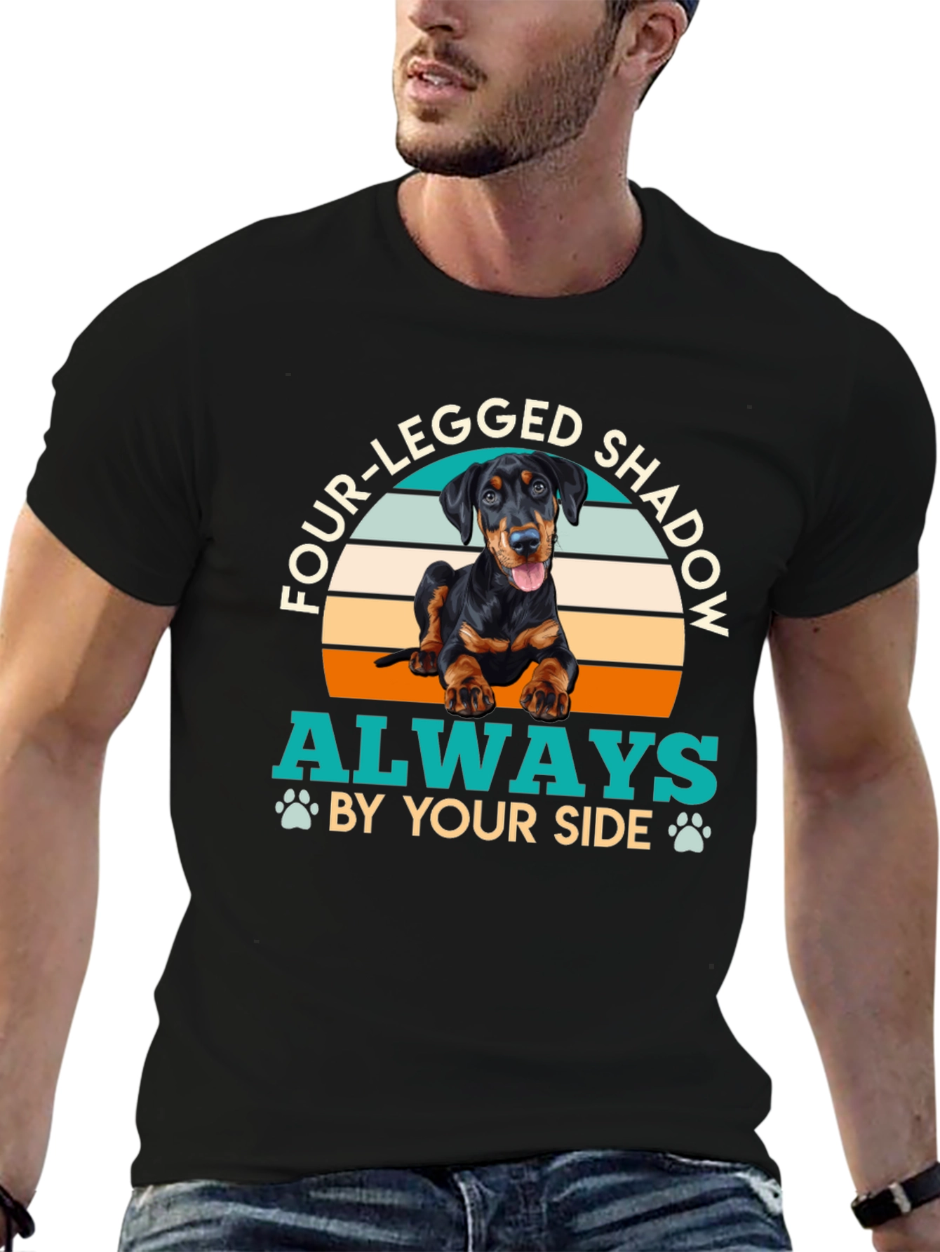 Four-Legged Shadow Dog T-Shirt