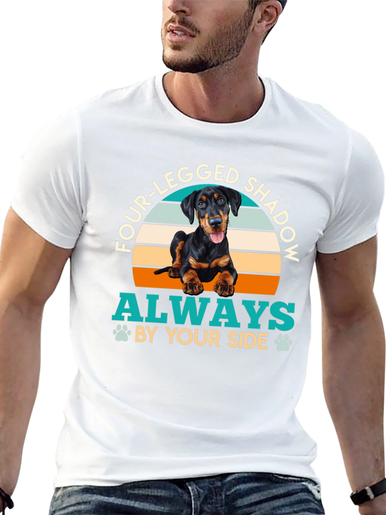 Four-Legged Shadow Dog T-Shirt