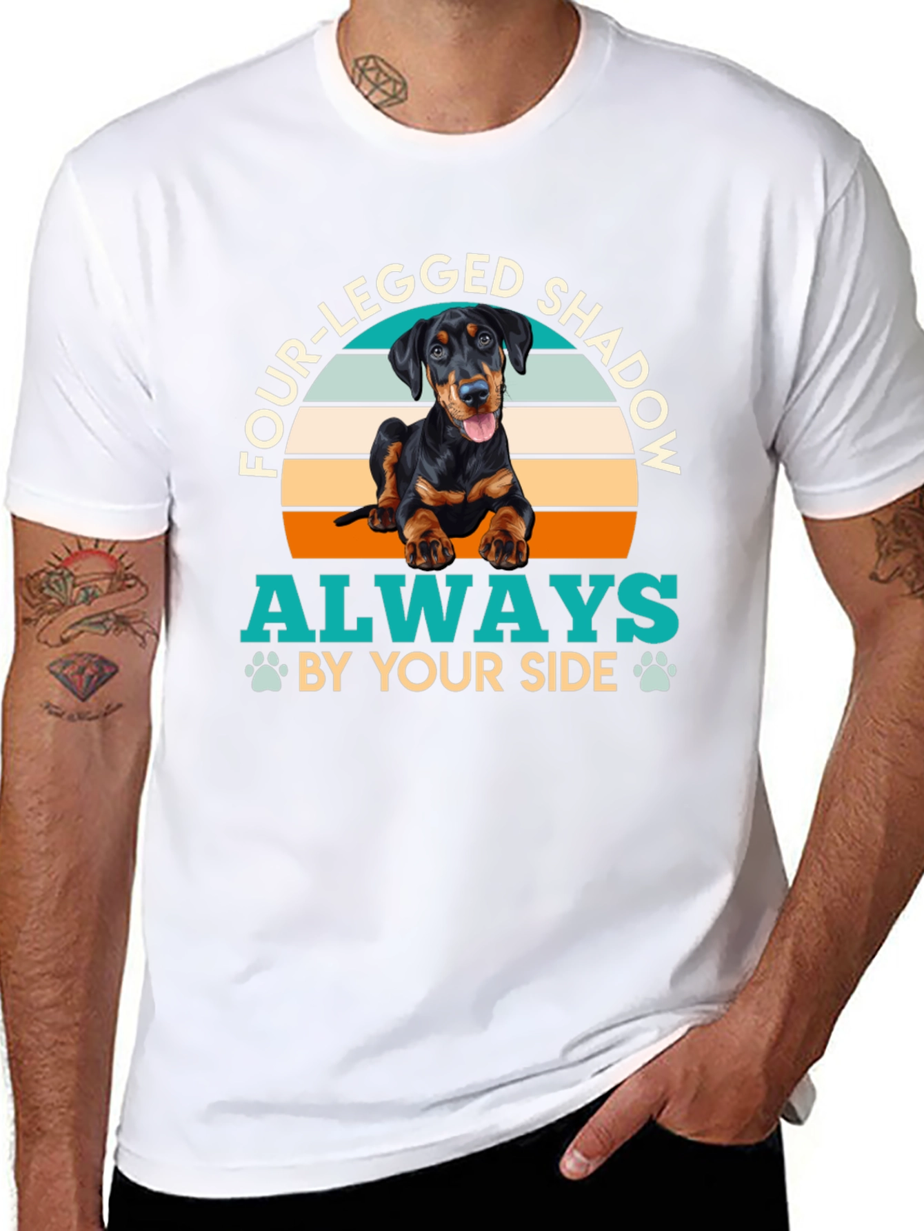 Four-Legged Shadow Dog T-Shirt