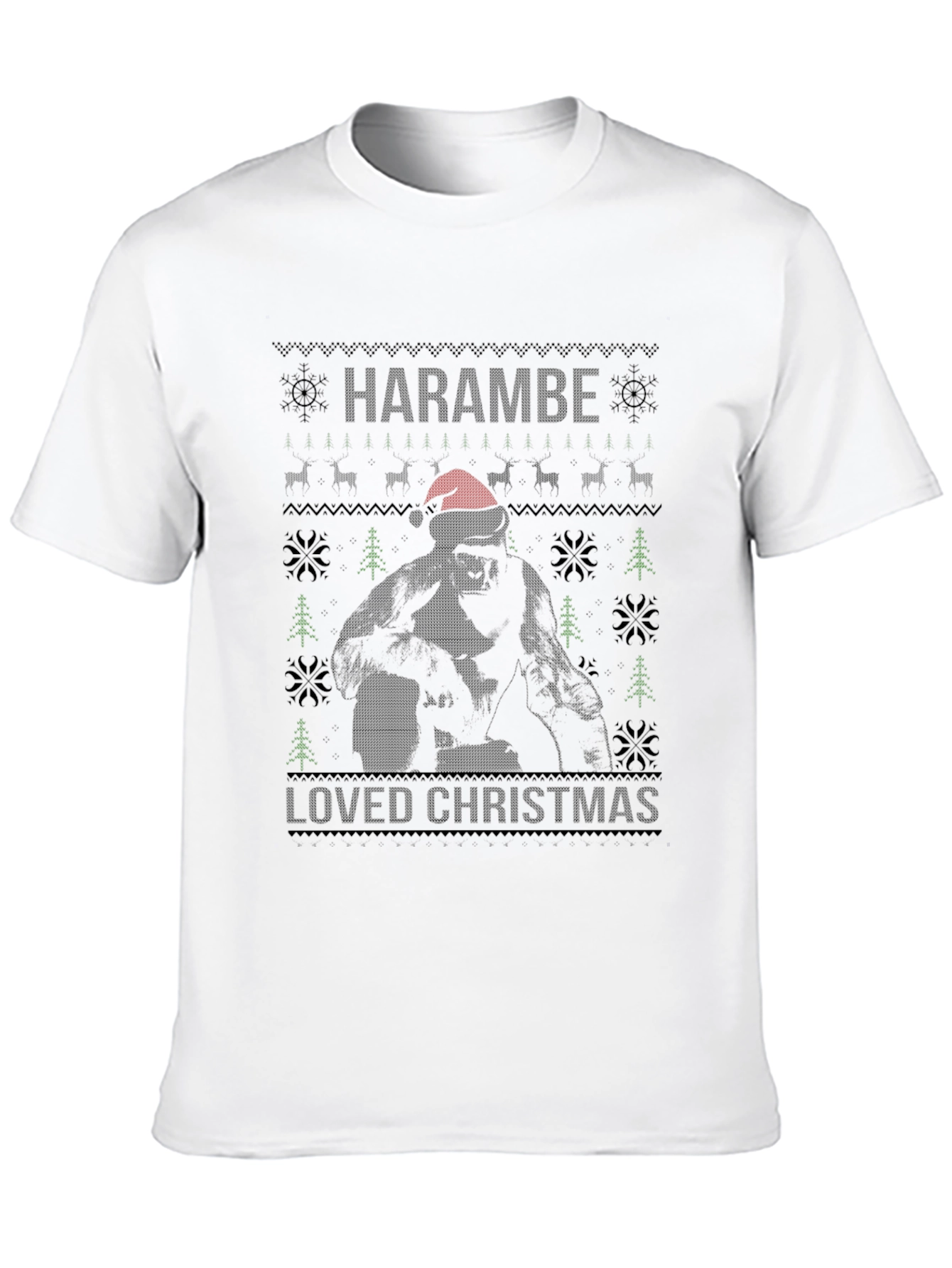 Harambe Loved Christmas T-Shirt