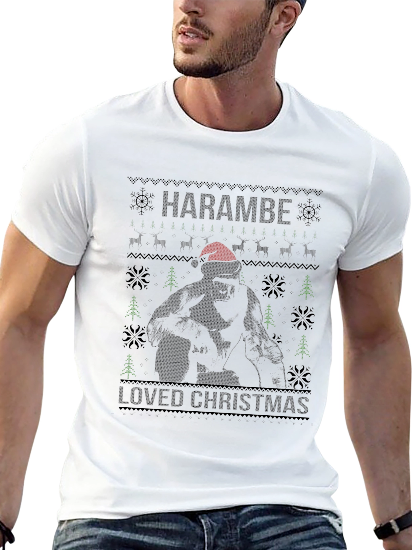 Harambe Loved Christmas T-Shirt