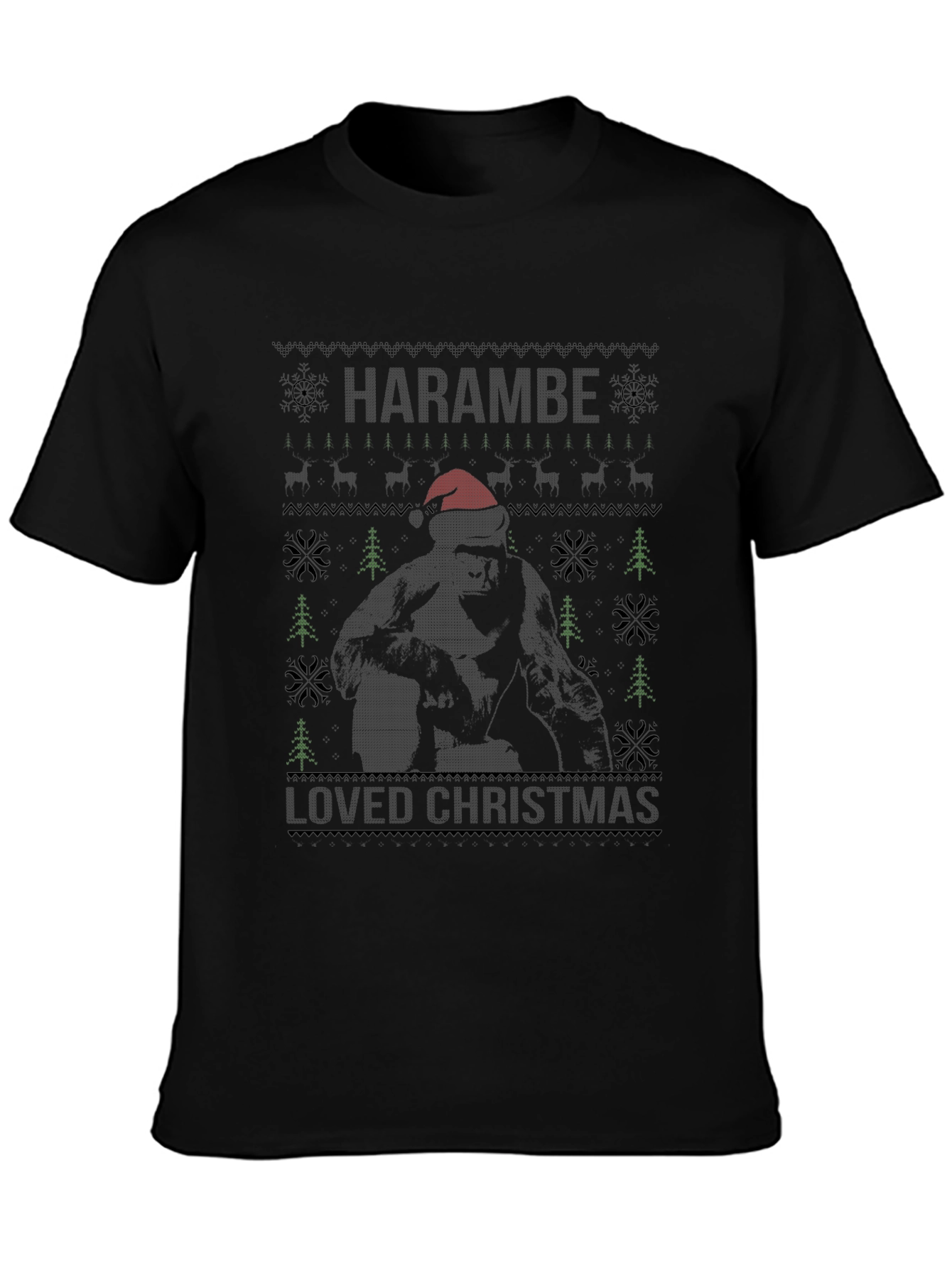 Harambe Loved Christmas T-Shirt