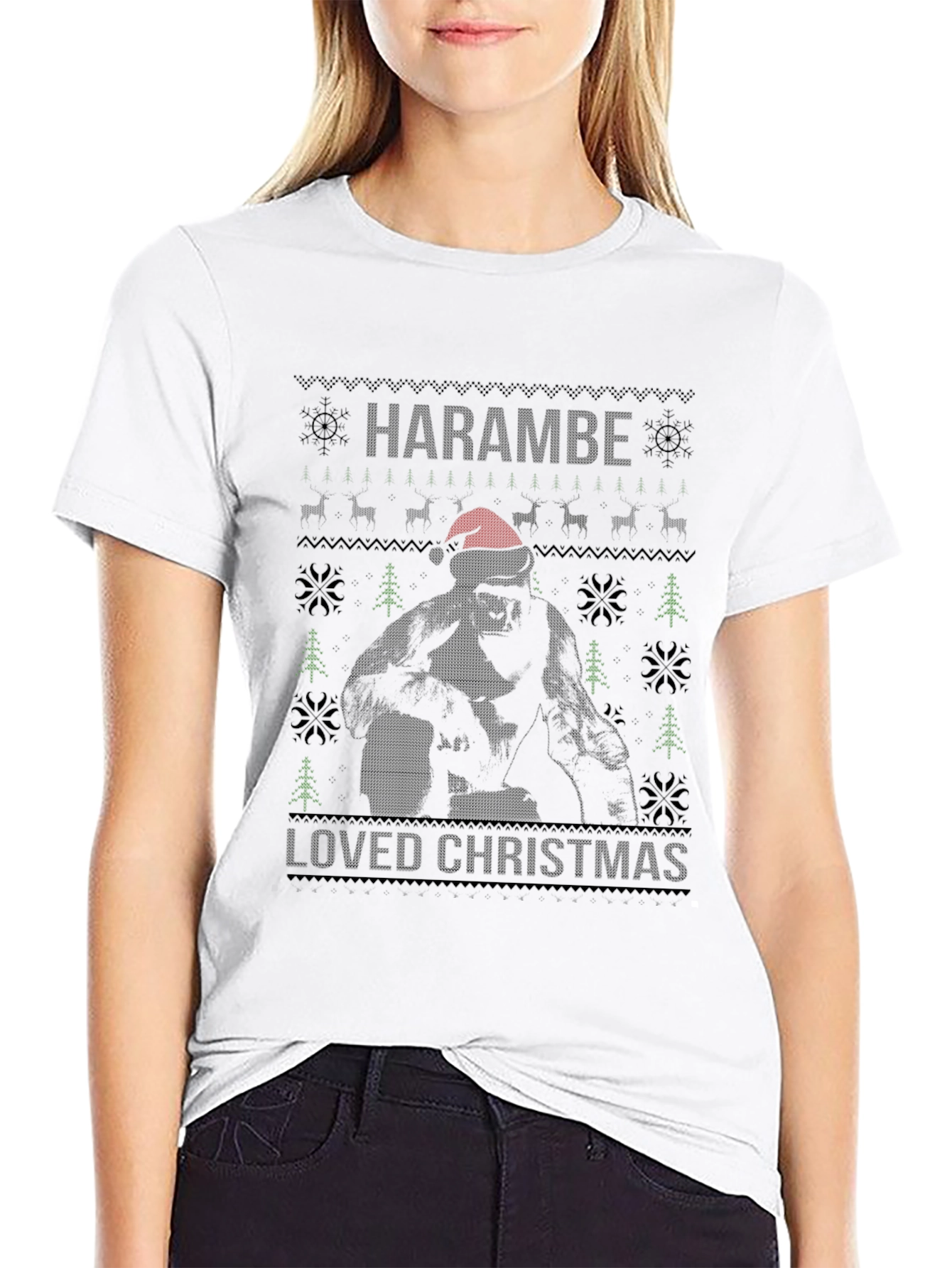 Harambe Loved Christmas T-Shirt